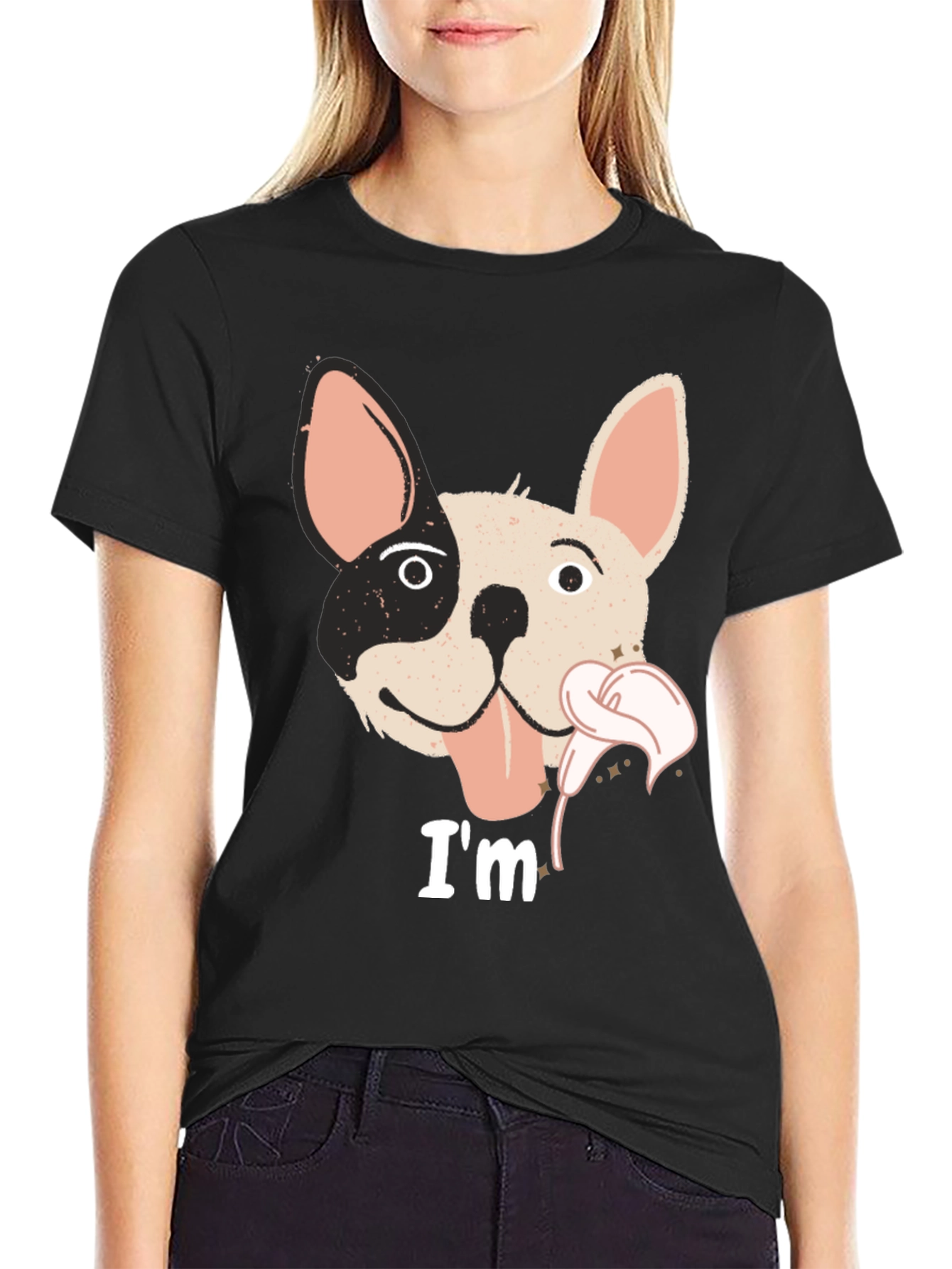Cute French Bulldog Flower T-Shirt – Adorable Frenchie Lover Tee