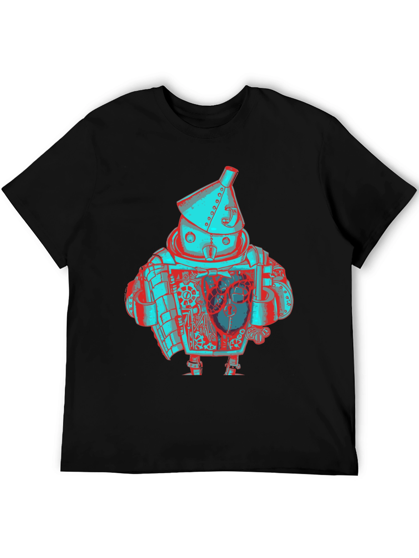 Heart Robot Graphic T-Shirt