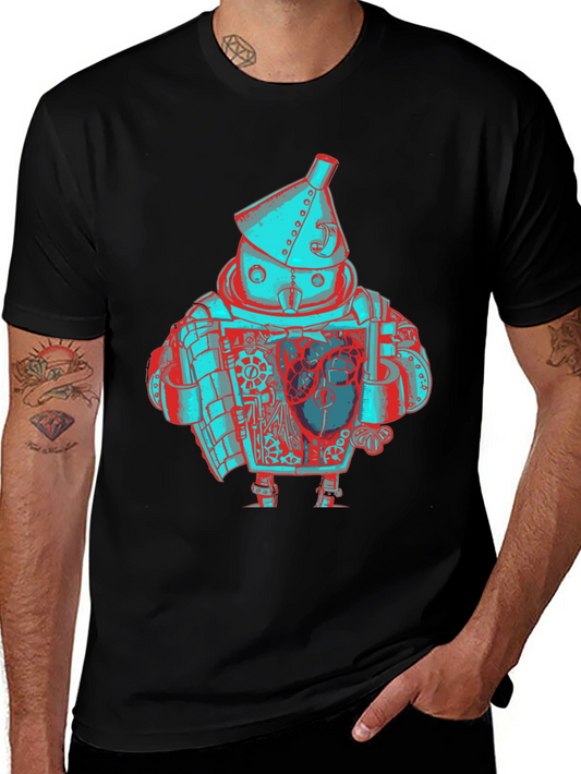 Heart Robot Graphic T-Shirt