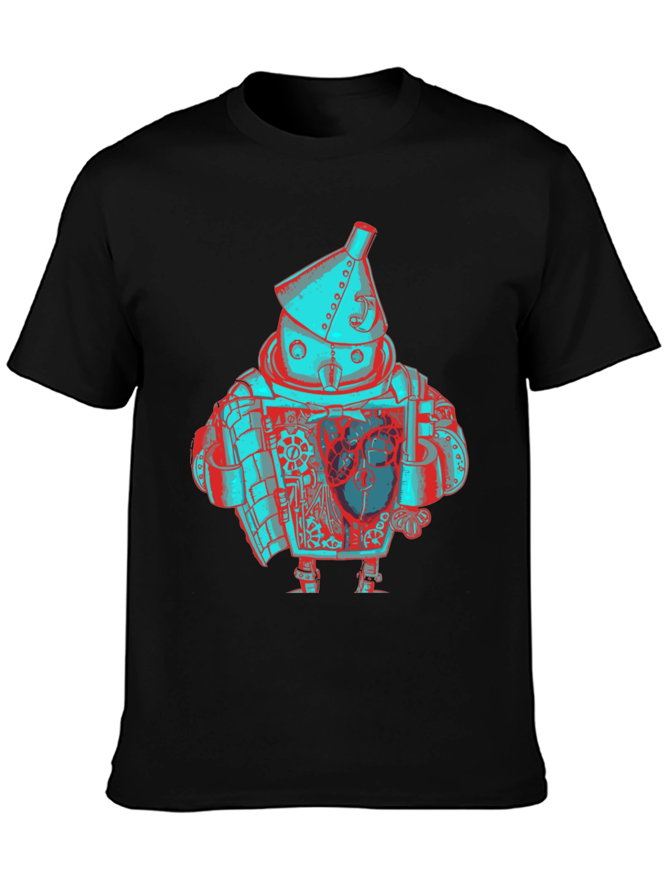 Heart Robot Graphic T-Shirt