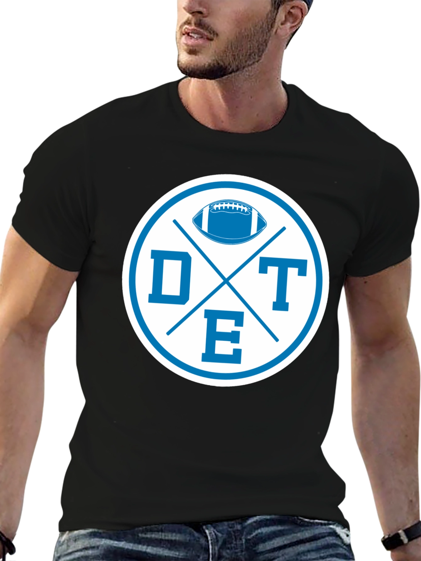 DTE Football Graphic Tee - Classic Sports Style