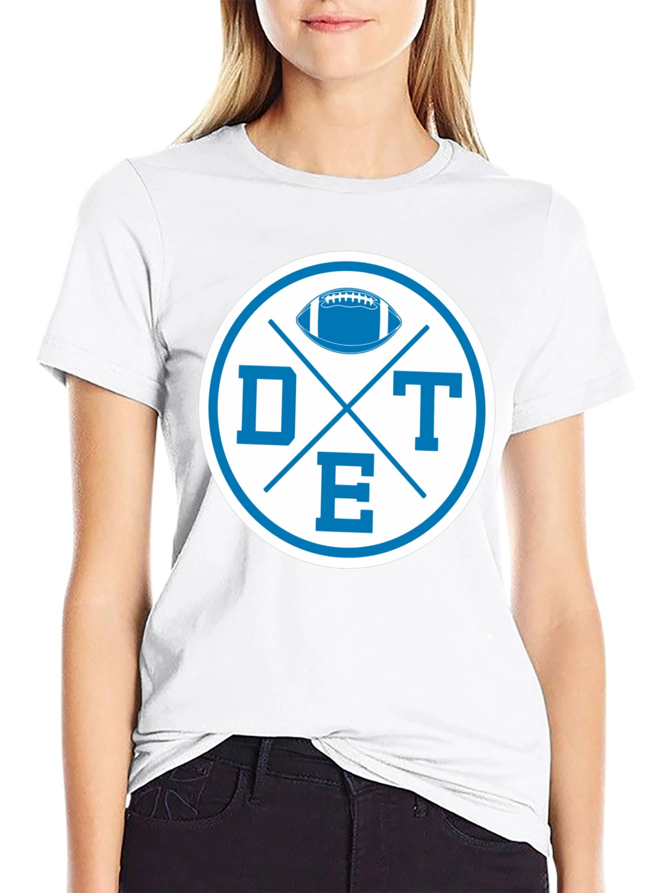 DTE Football Graphic Tee - Classic Sports Style