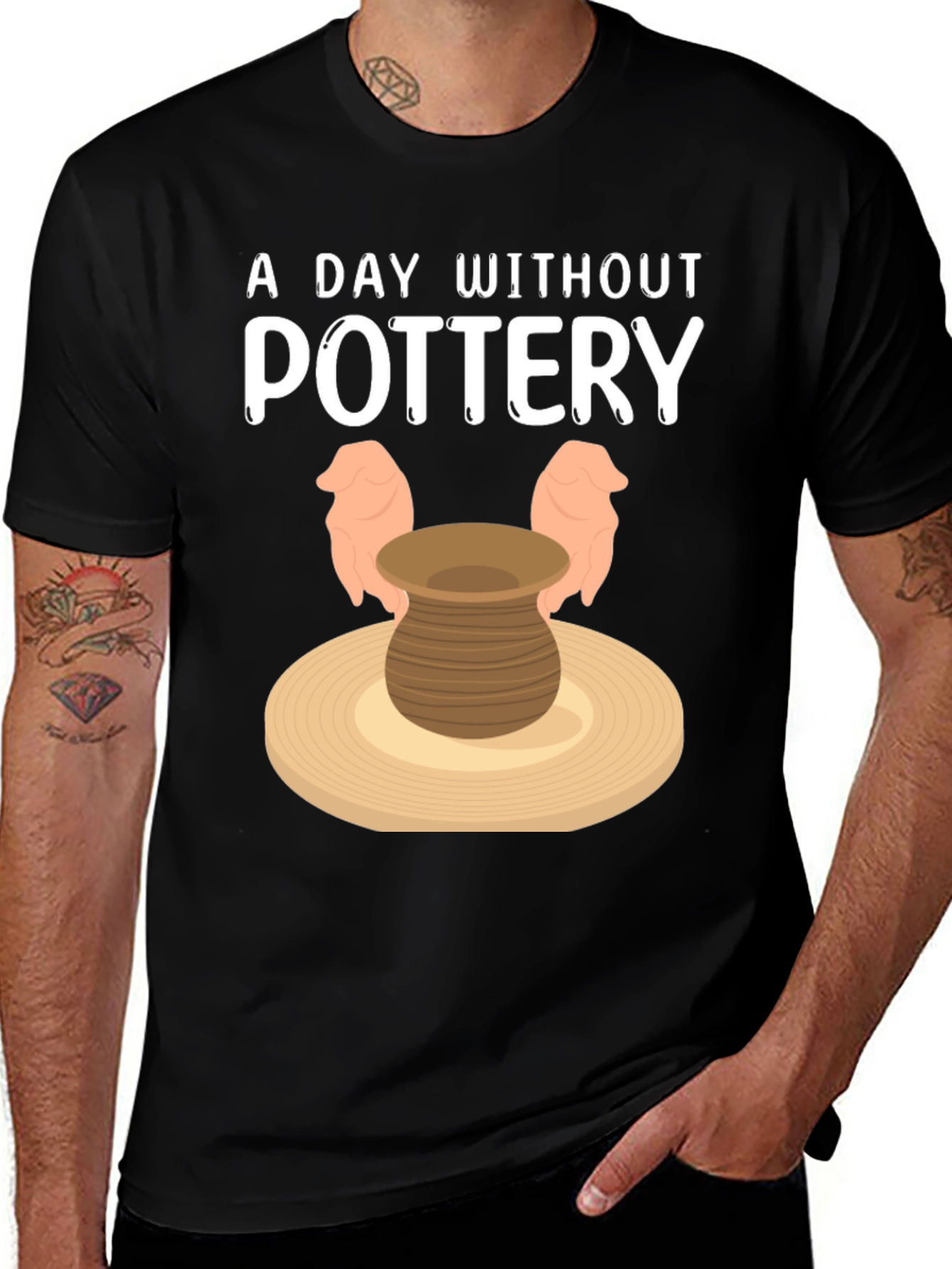 Pottery Lover T-Shirt - A Day Without Pottery