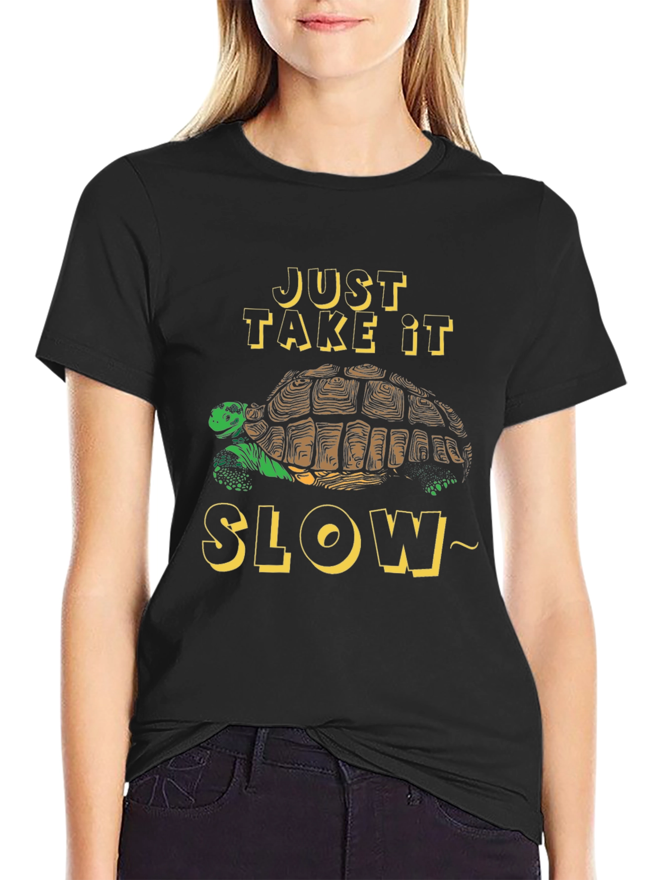 Just Take It Slow Turtle Graphic Tee