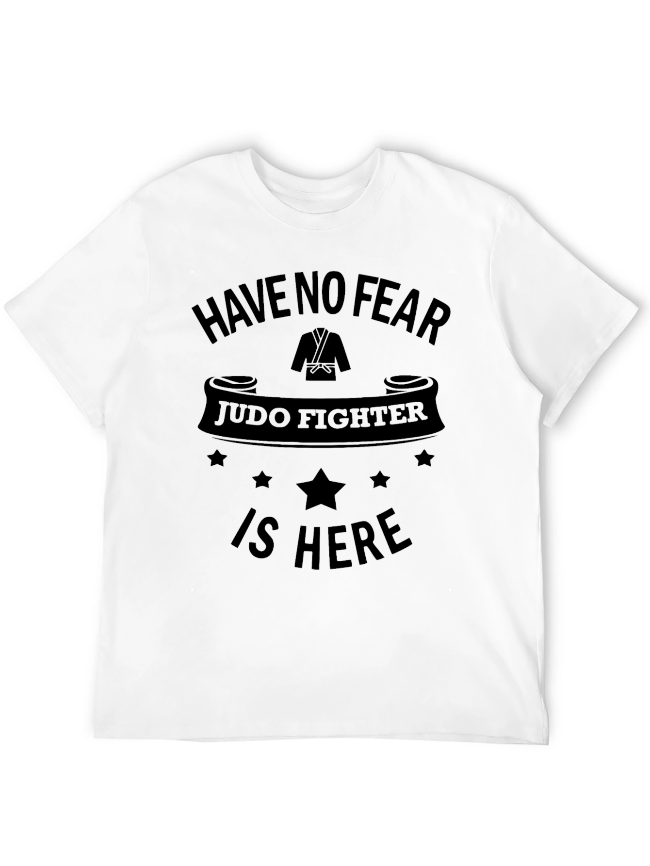 Judo Fighter Graphic Tee - Black T-Shirt