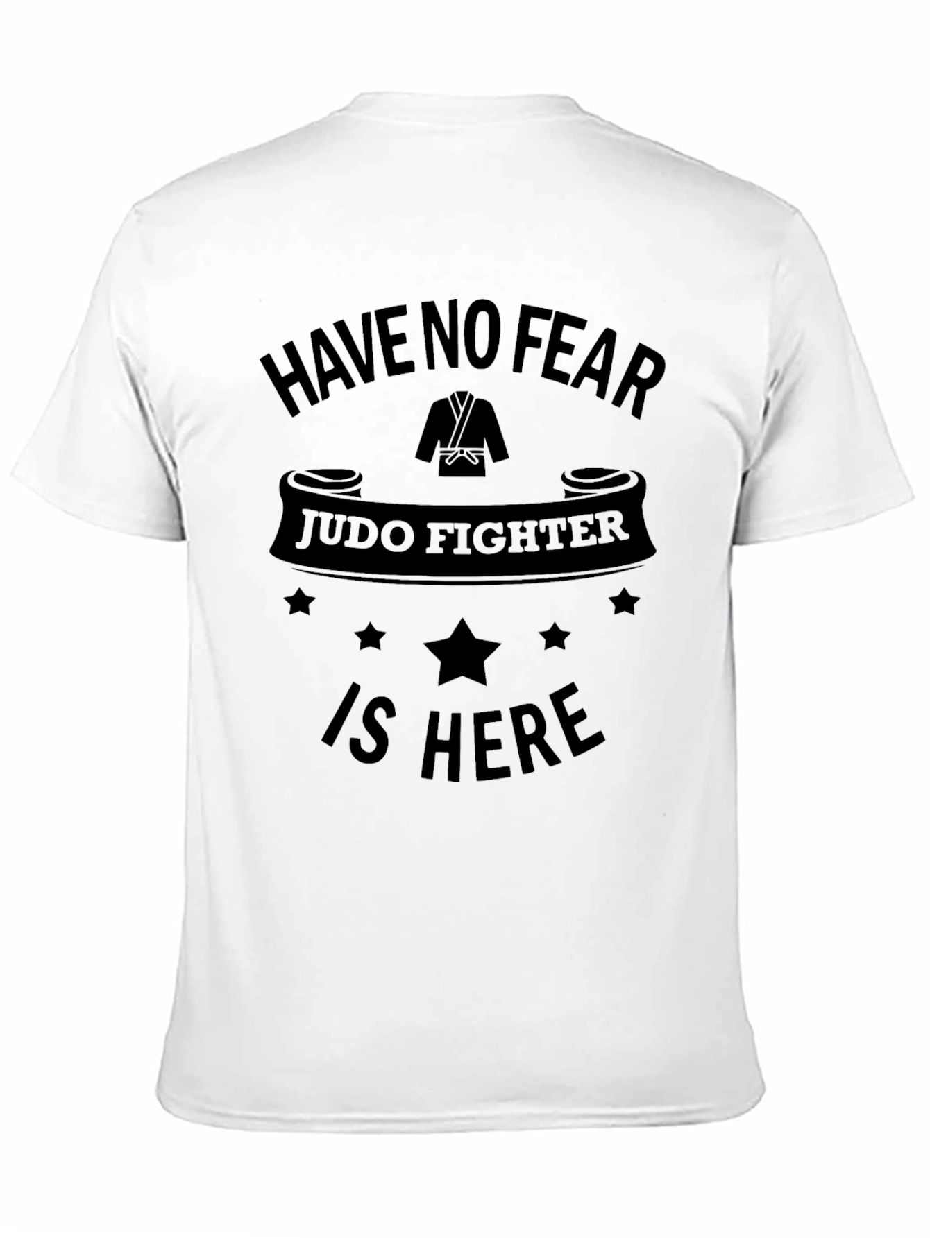 Judo Fighter Graphic Tee - Black T-Shirt