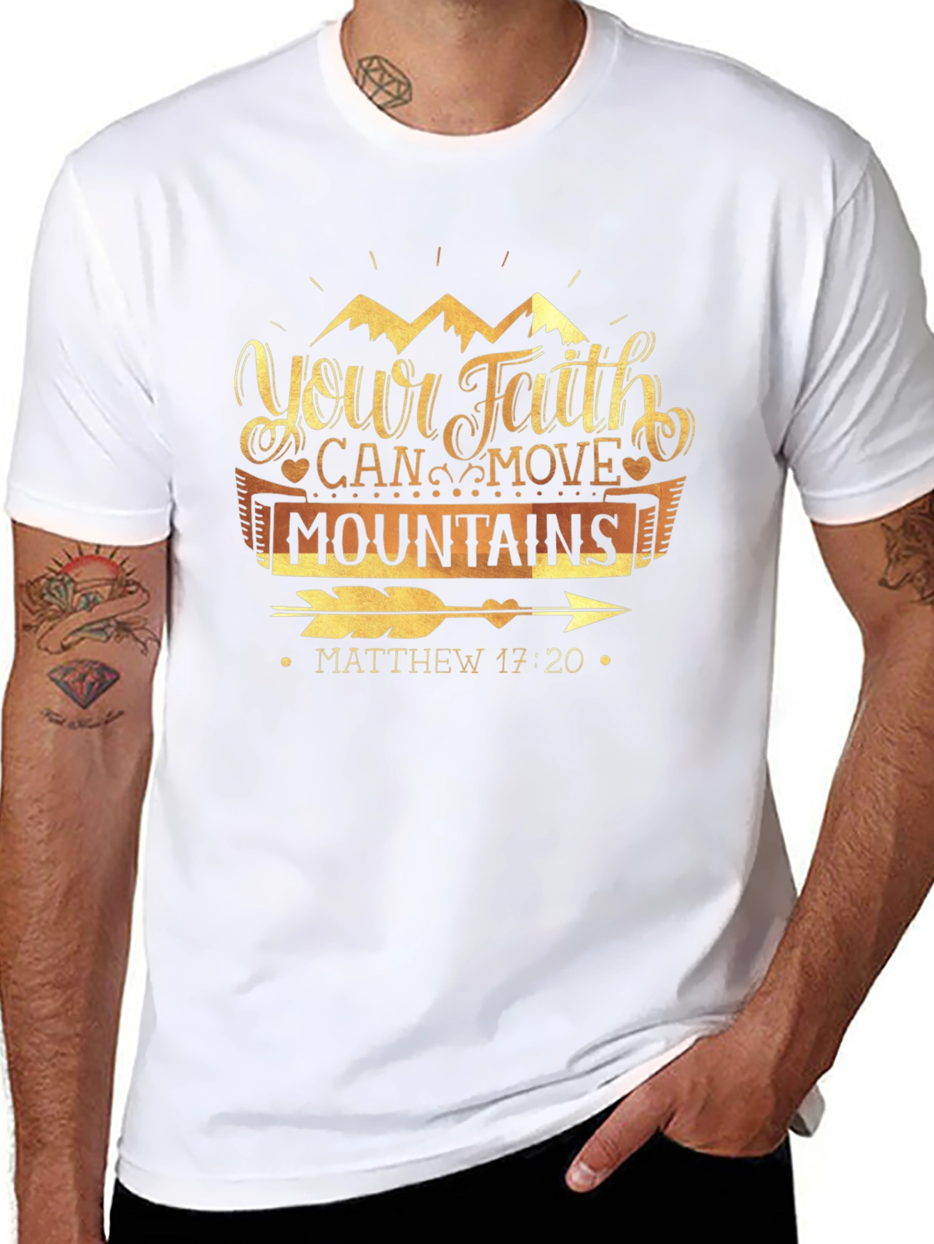 Faith Can Move Mountains Graphic Tee