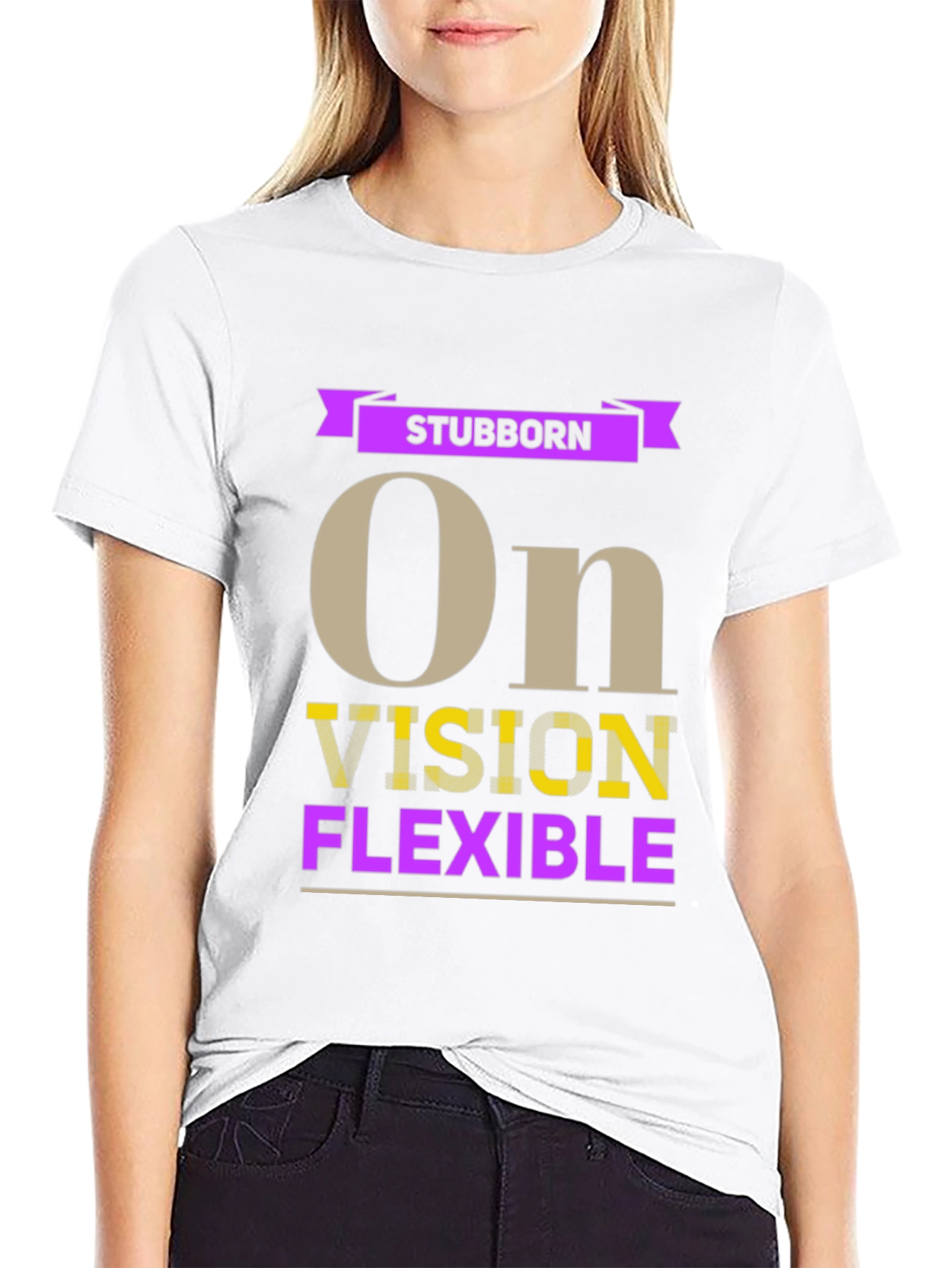 Stubborn Vision Flexible Graphic T-Shirt