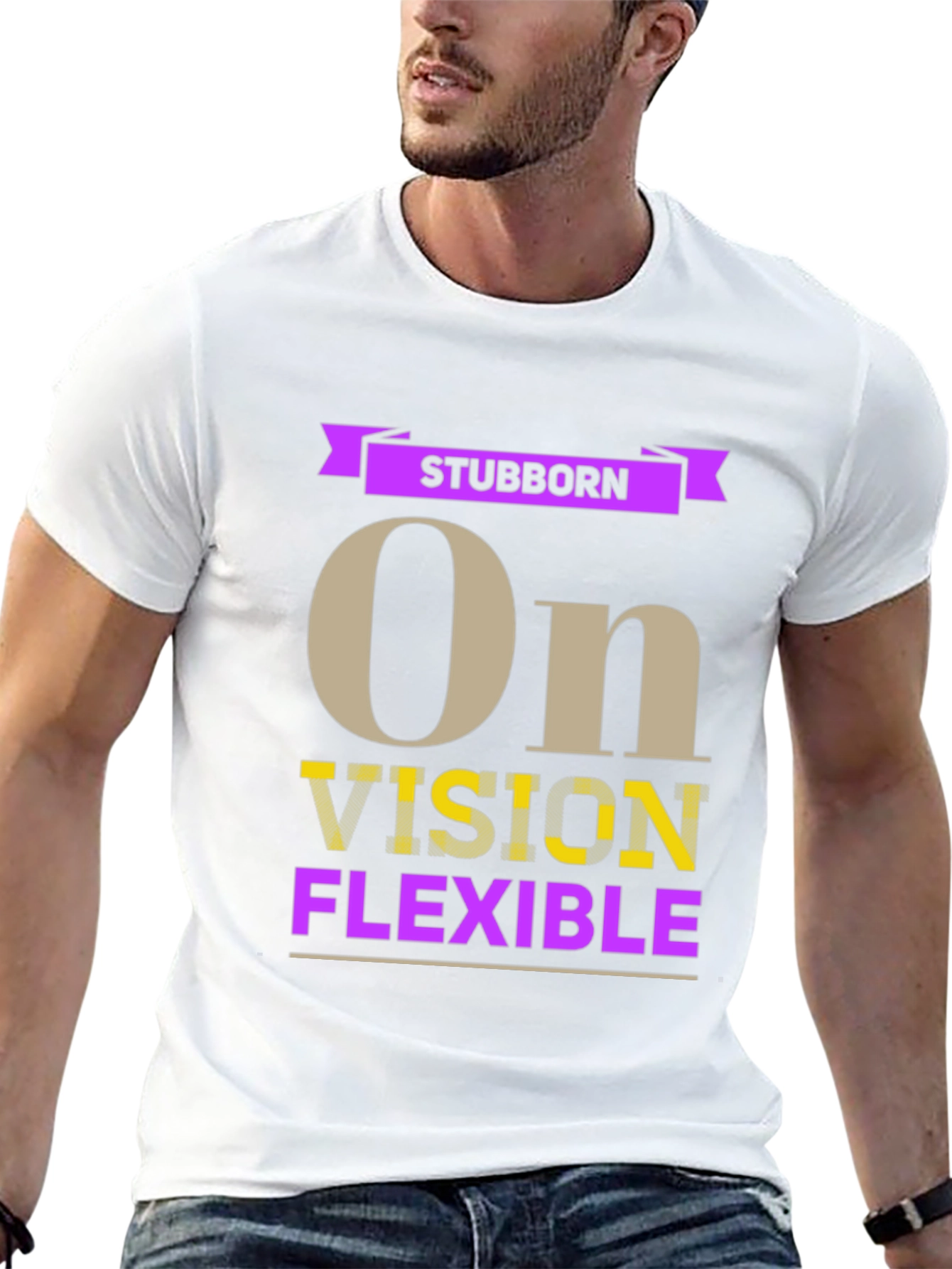 Stubborn Vision Flexible Graphic T-Shirt