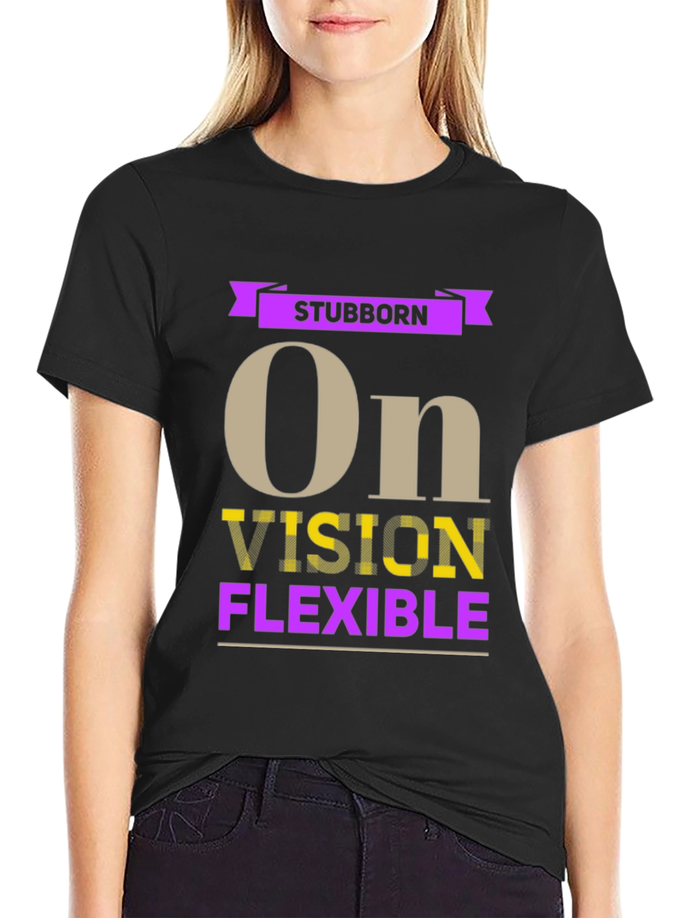 Stubborn Vision Flexible Graphic T-Shirt