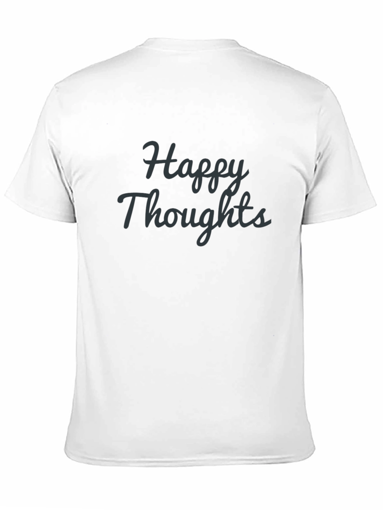 Happy Thoughts Black Graphic Tee Shirt