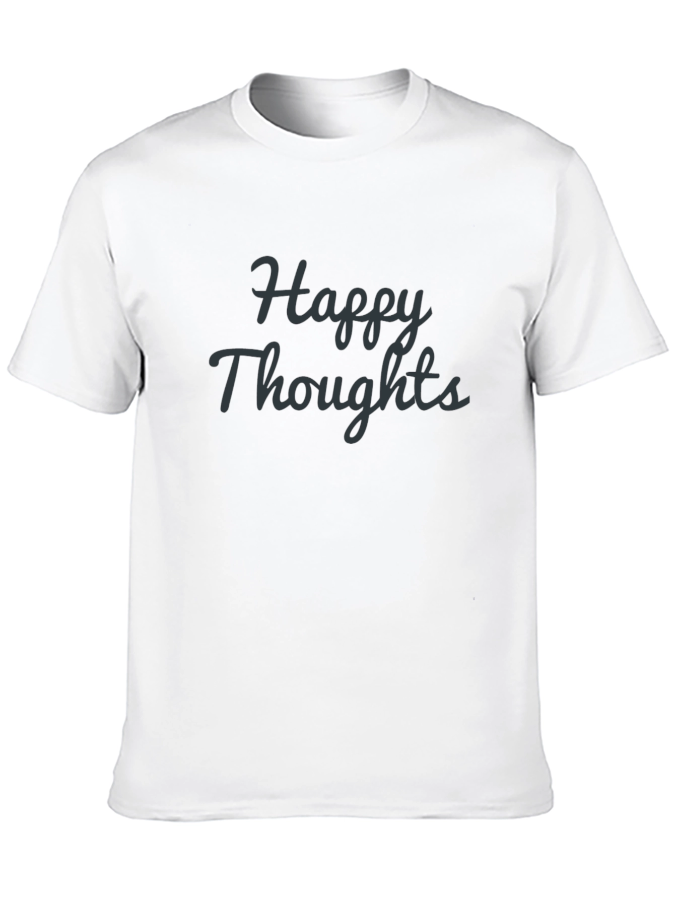 Happy Thoughts Black Graphic Tee Shirt