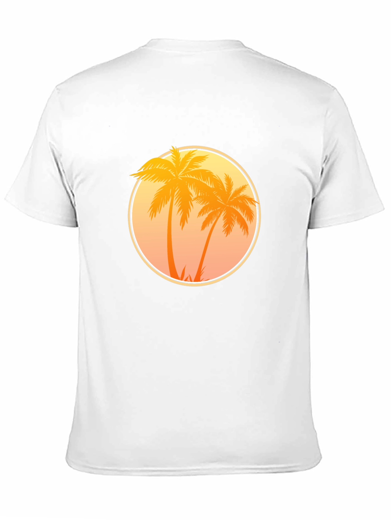 Sunset Palm Tree Graphic T-Shirt