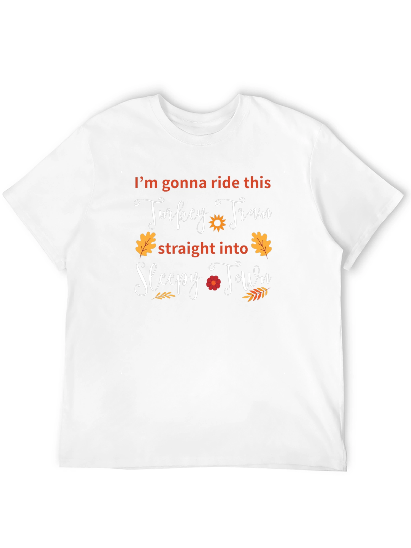 Funny Thanksgiving Turkey Train T-Shirt