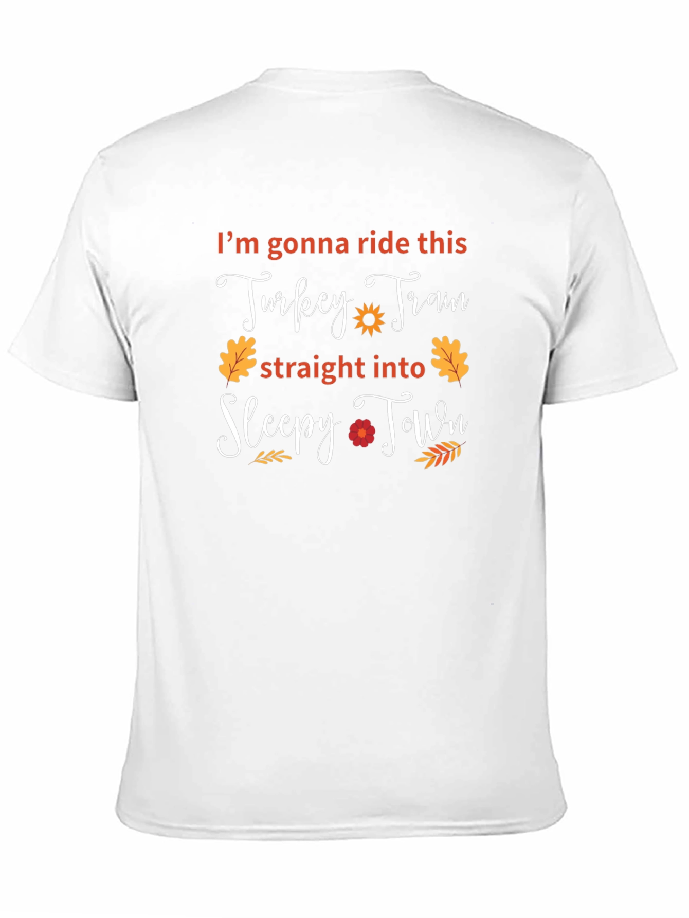 Funny Thanksgiving Turkey Train T-Shirt