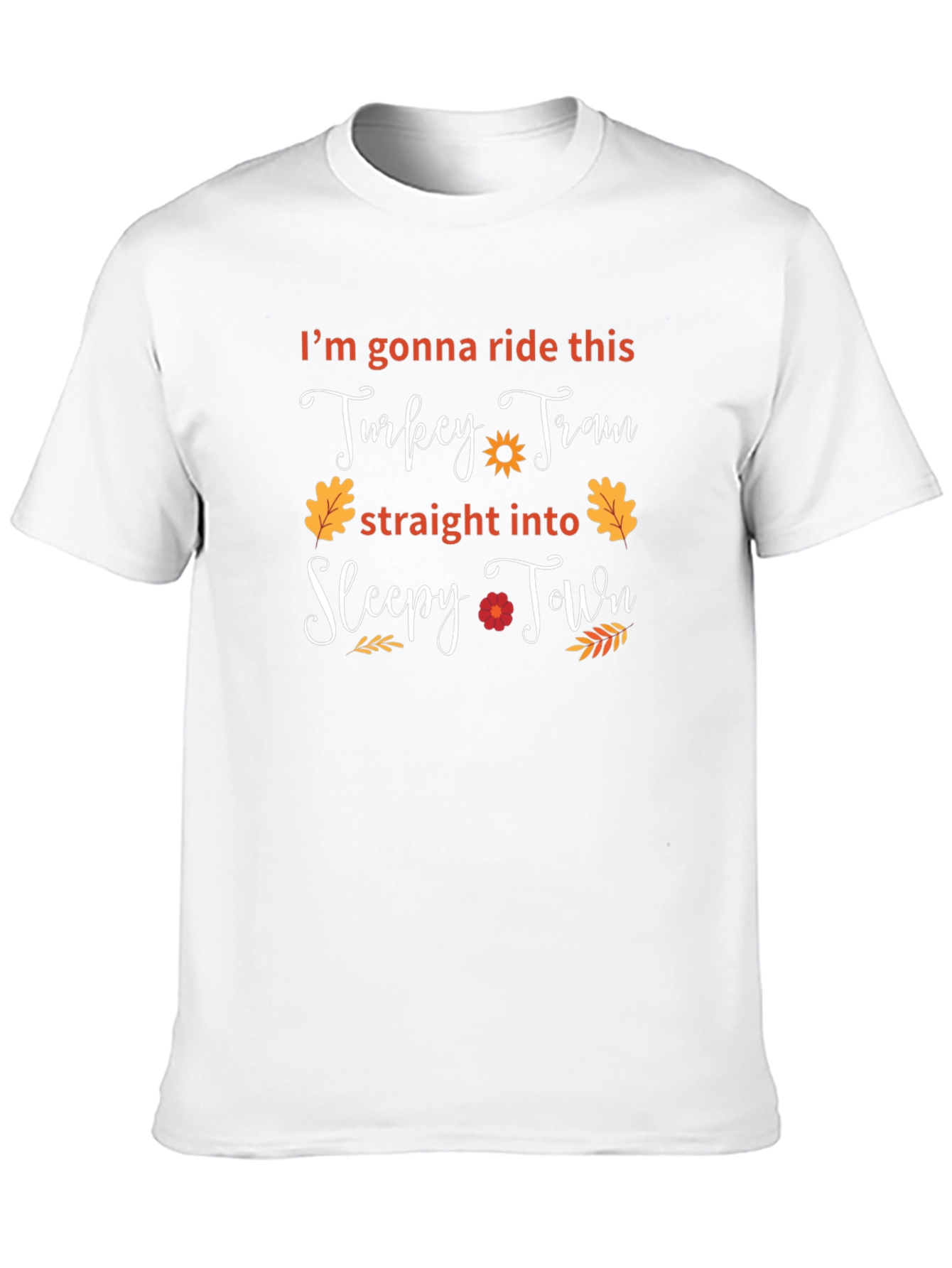 Funny Thanksgiving Turkey Train T-Shirt