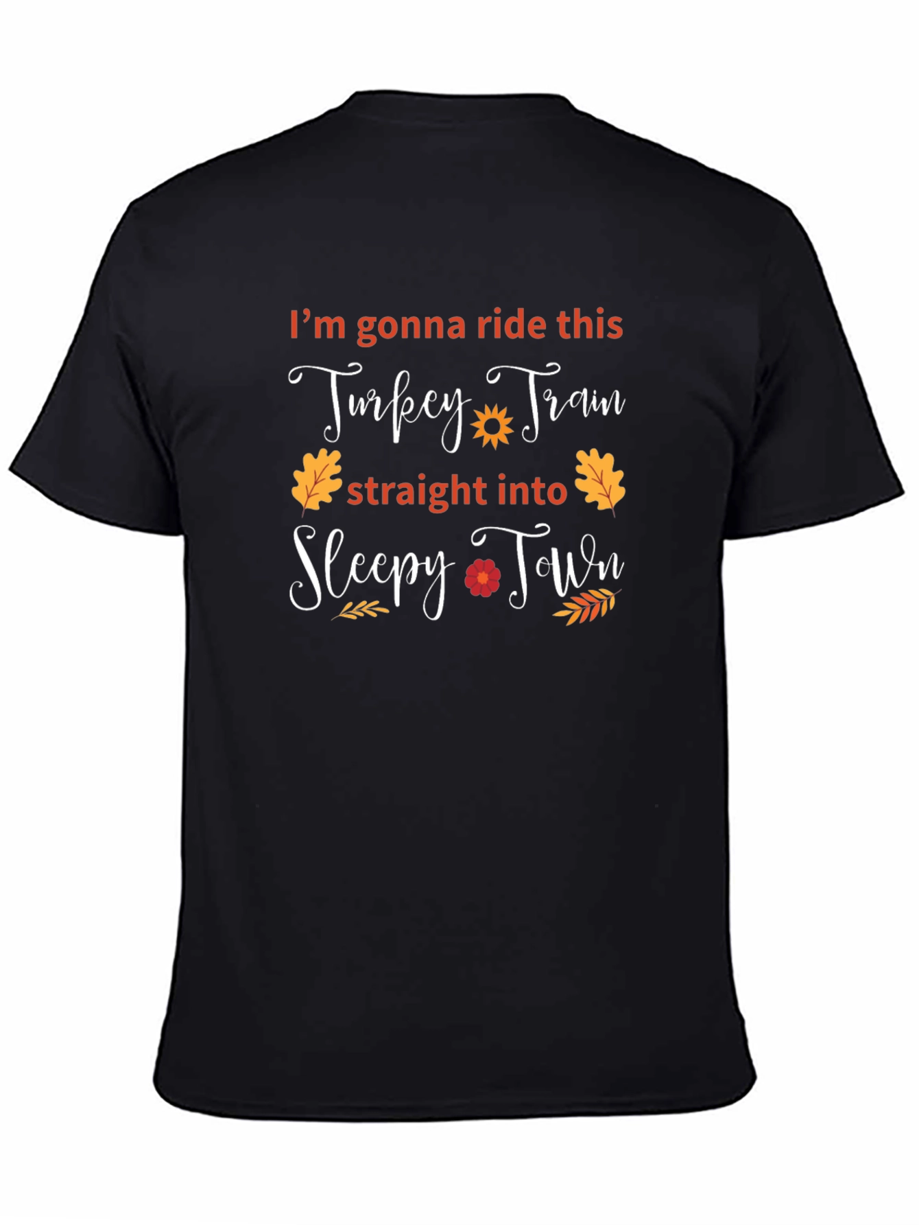Funny Thanksgiving Turkey Train T-Shirt