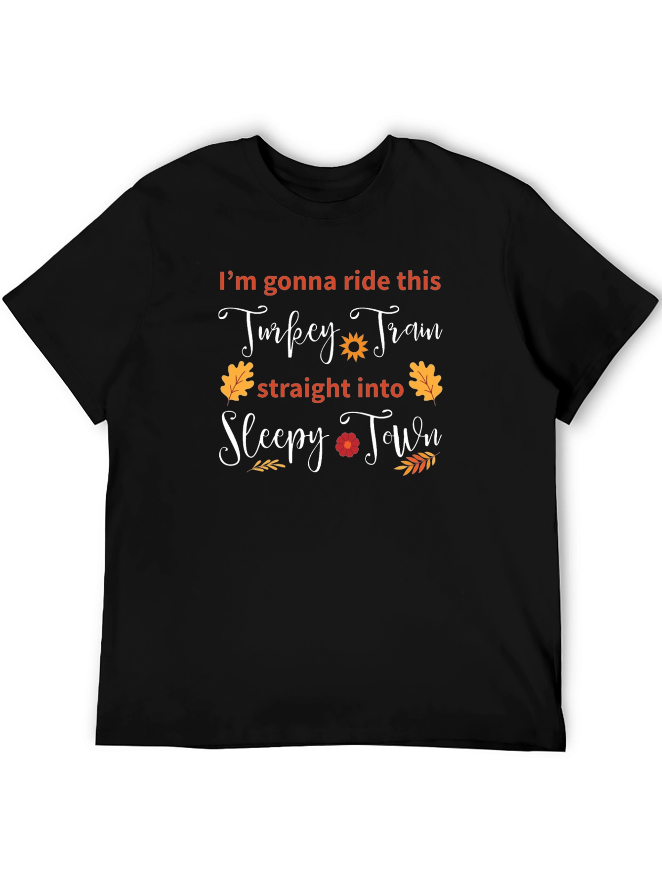 Funny Thanksgiving Turkey Train T-Shirt
