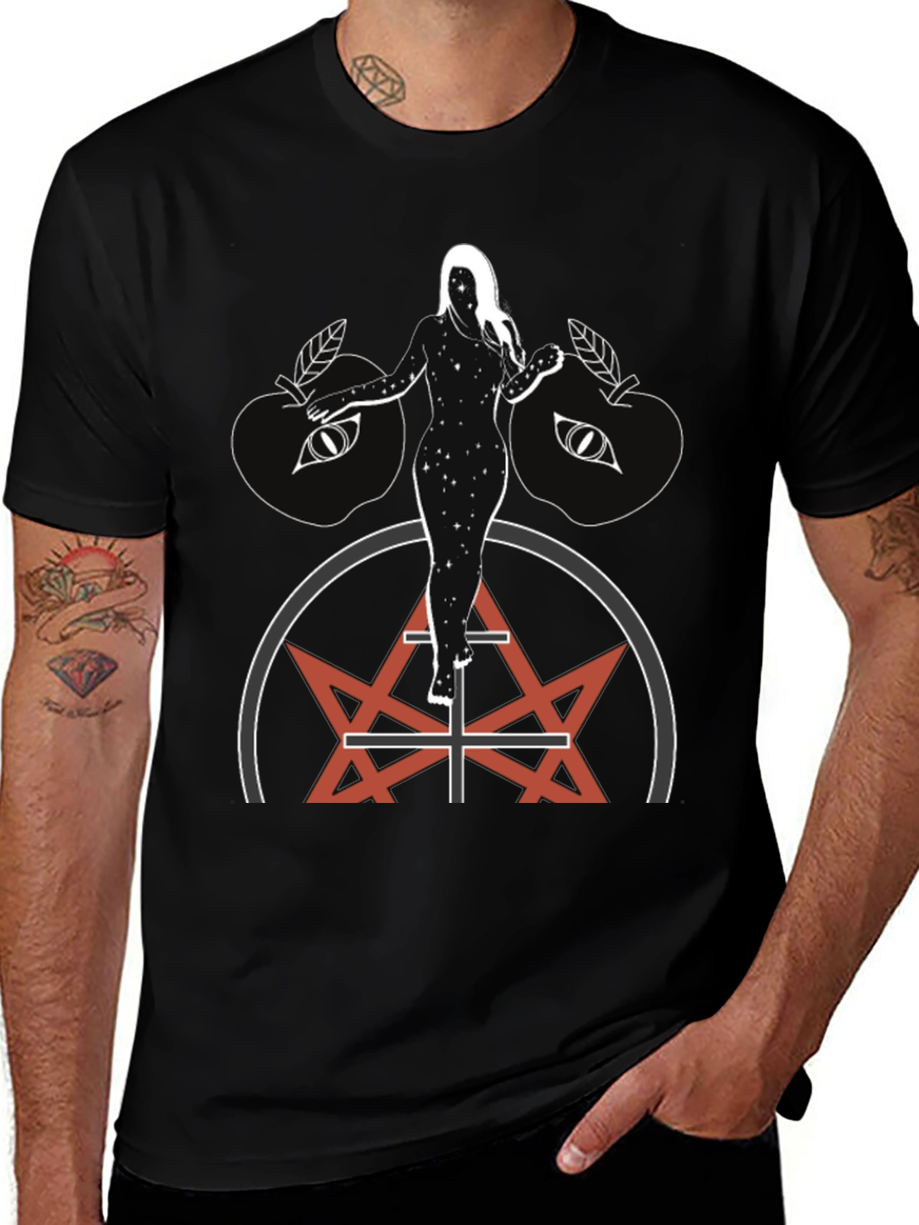 Occult Graphic Tee - Unisex Black T-Shirt