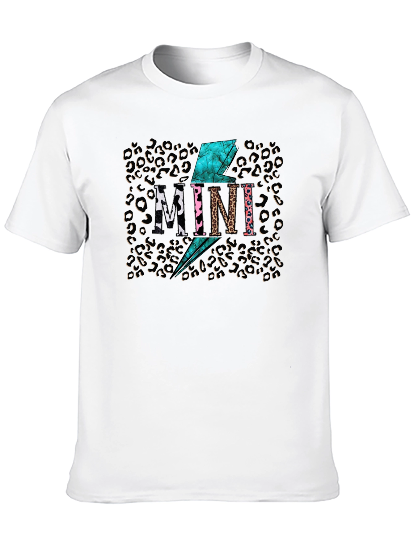 Stylish Leopard Print Mini T-Shirt