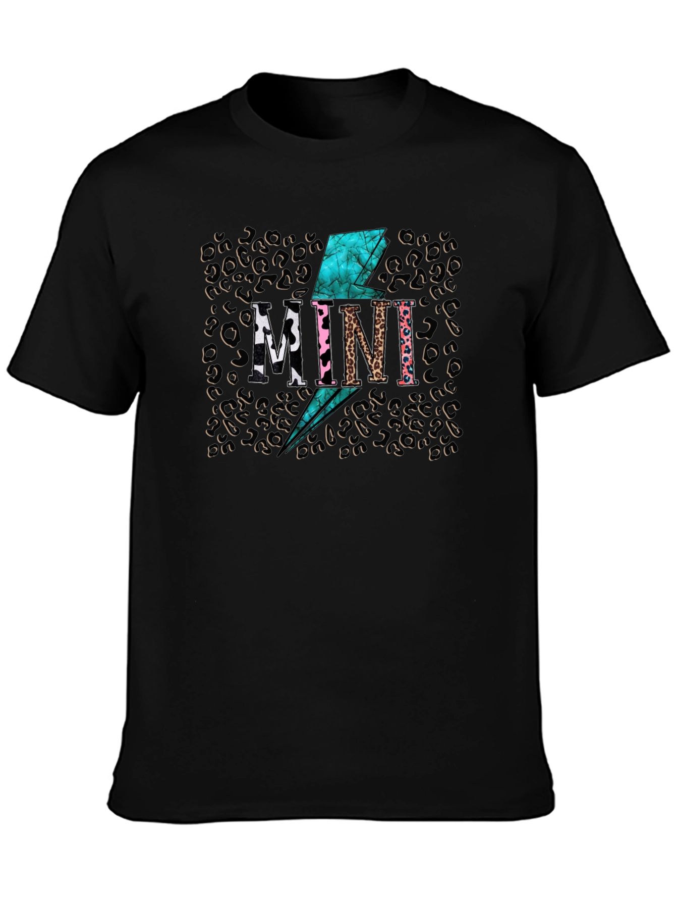 Stylish Leopard Print Mini T-Shirt