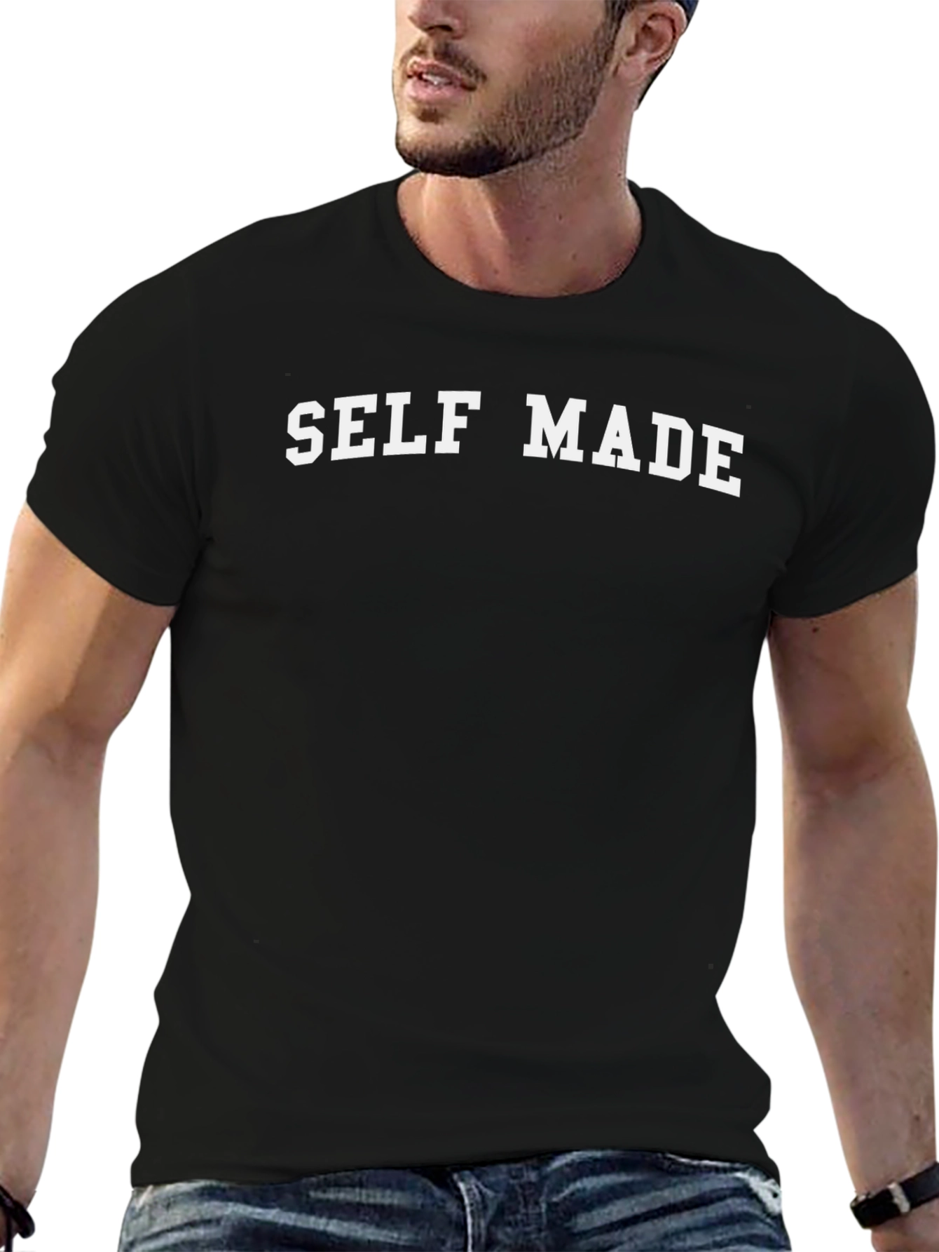 Self Made Graphic Tee - Mens Black T-Shirt