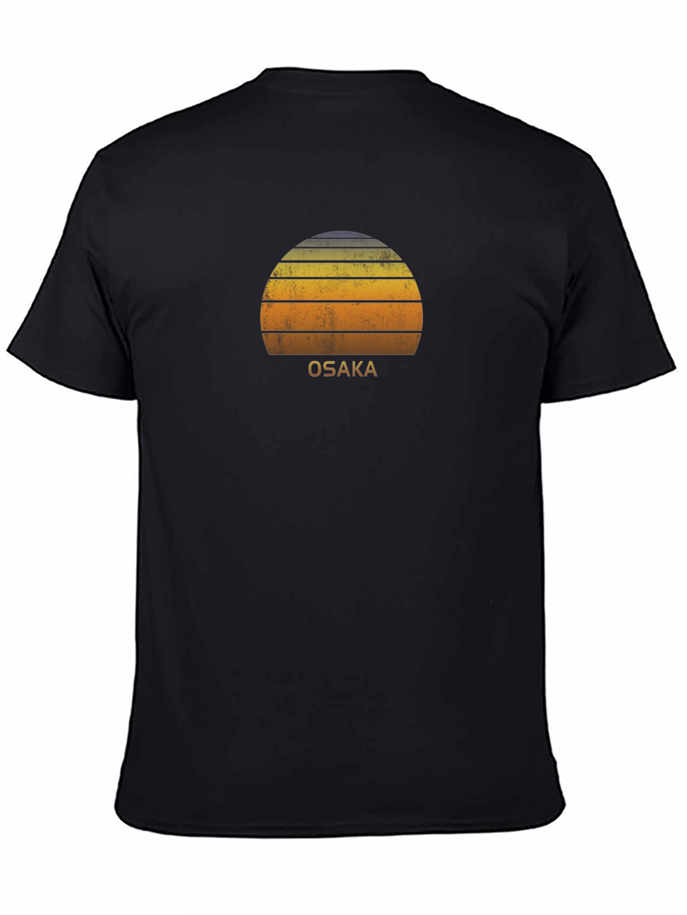 Osaka Sunset Graphic Tee - Retro Japan Design