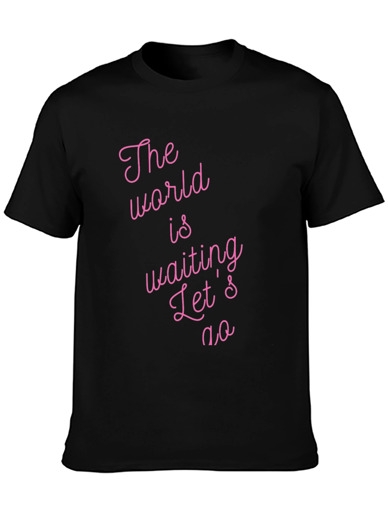 The World is Waiting Tee - Black