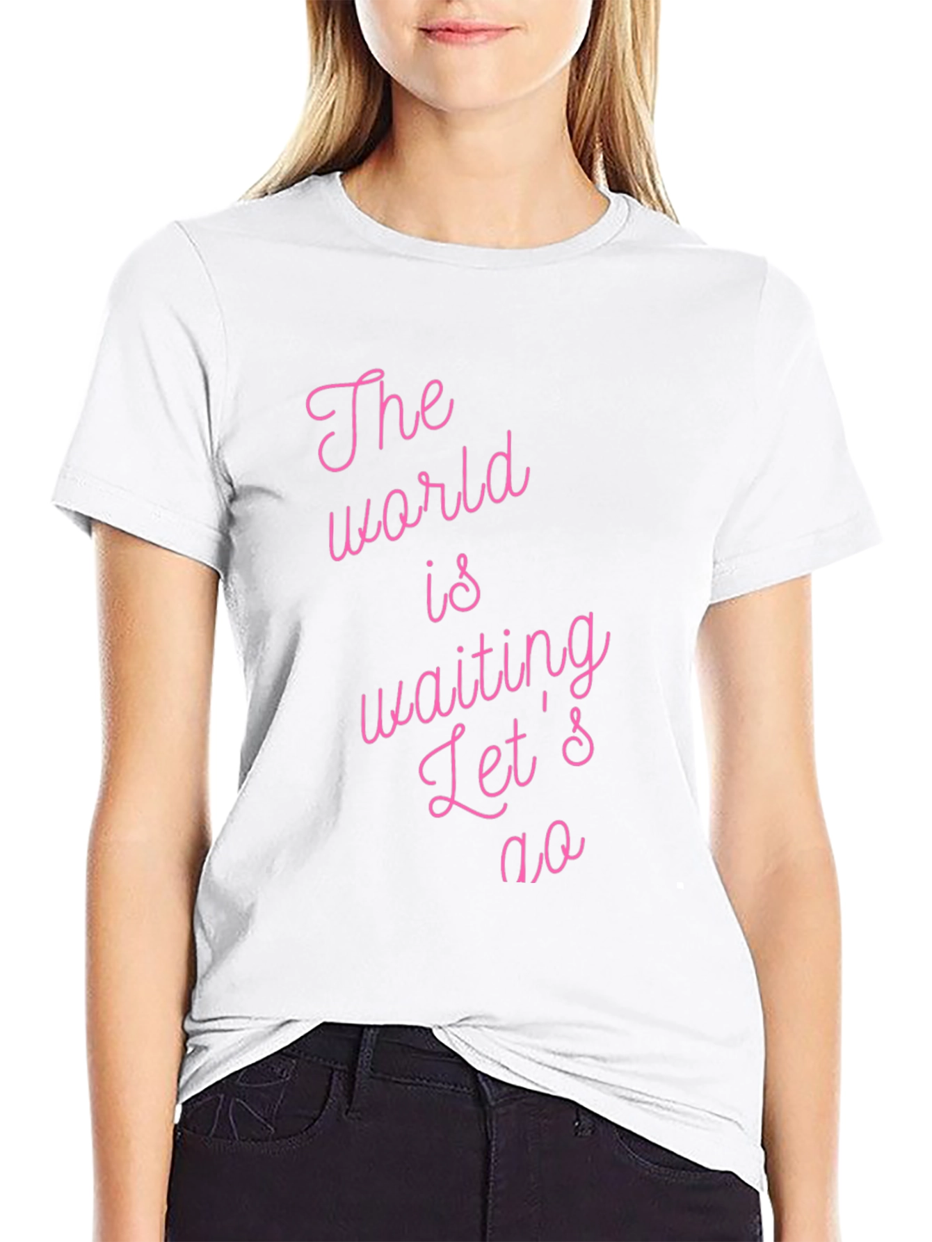 The World is Waiting Tee - Black