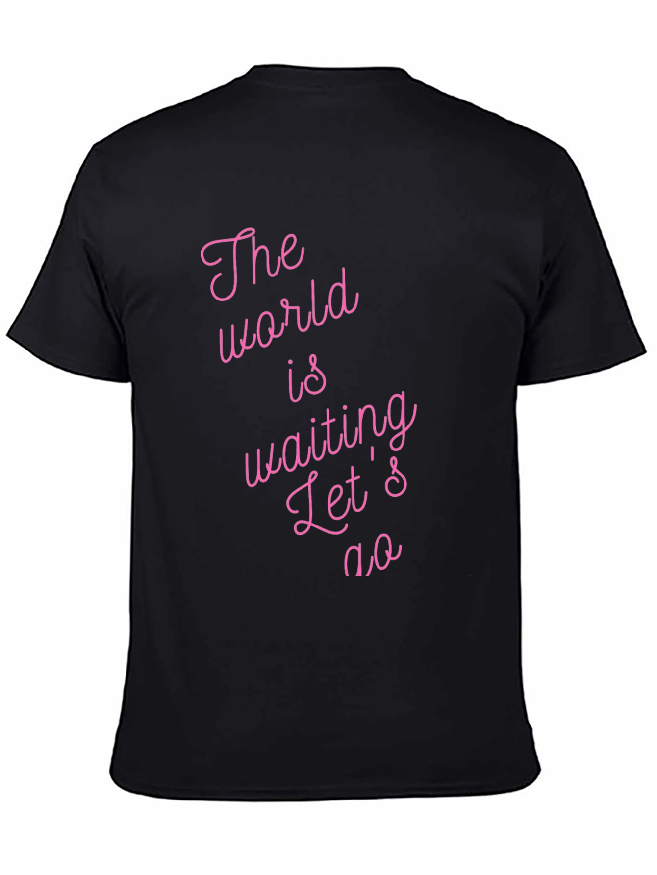 The World is Waiting Tee - Black