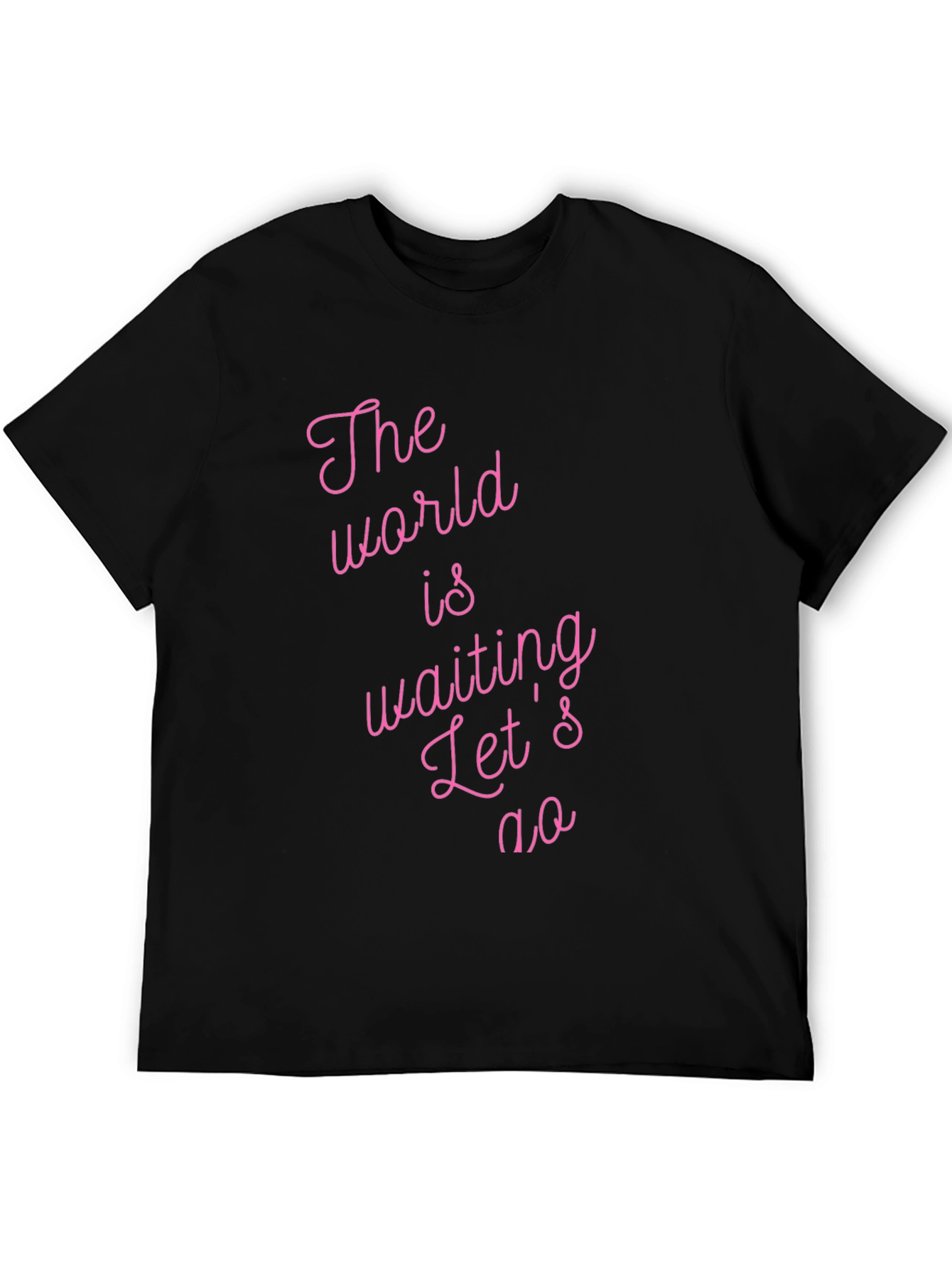 The World is Waiting Tee - Black