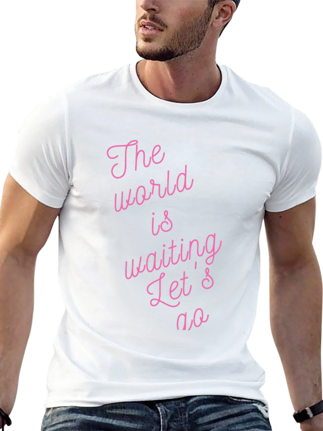 The World is Waiting Tee - Black