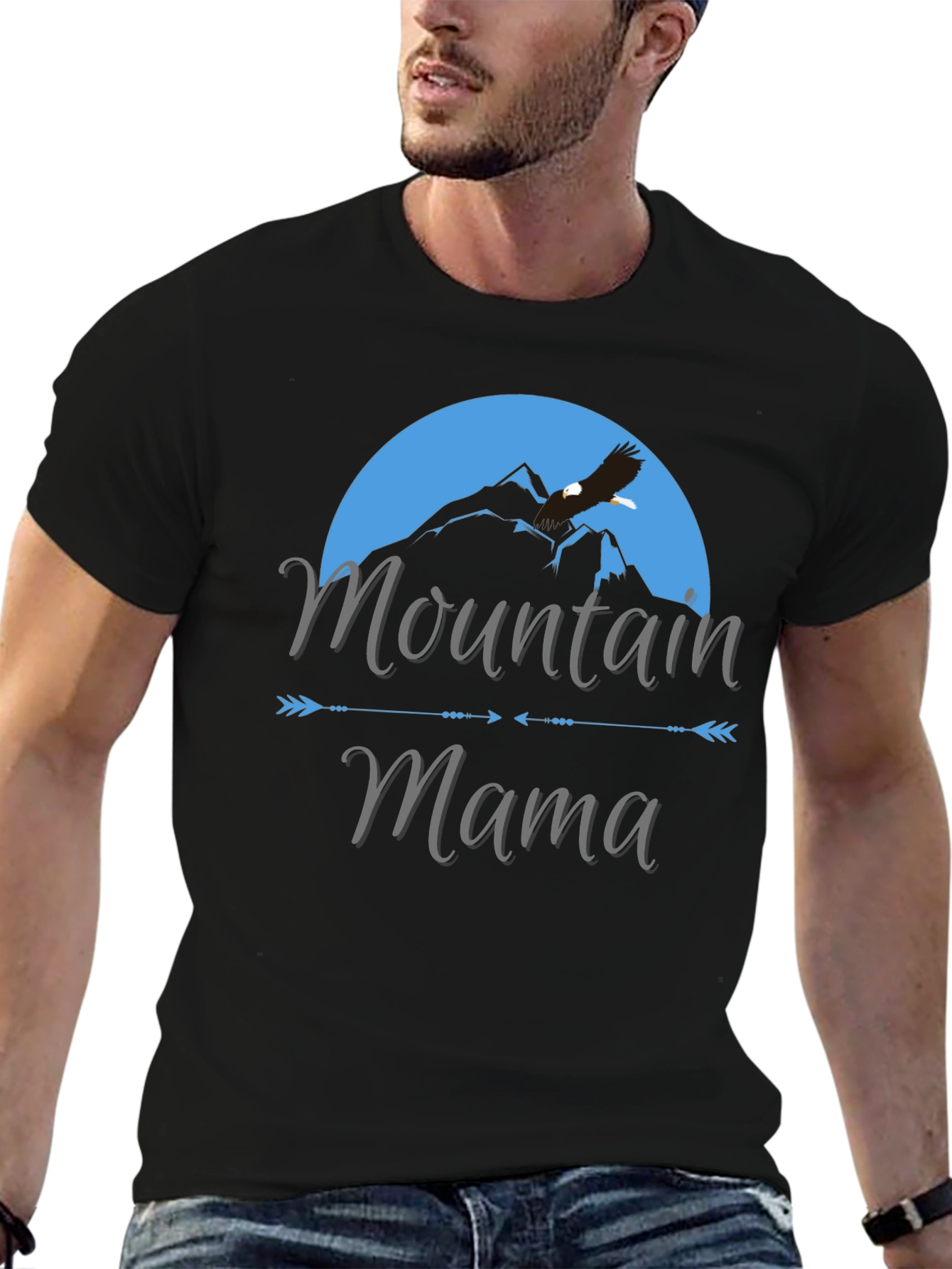 Mountain Mama Graphic T-Shirt - Unisex Black Tee