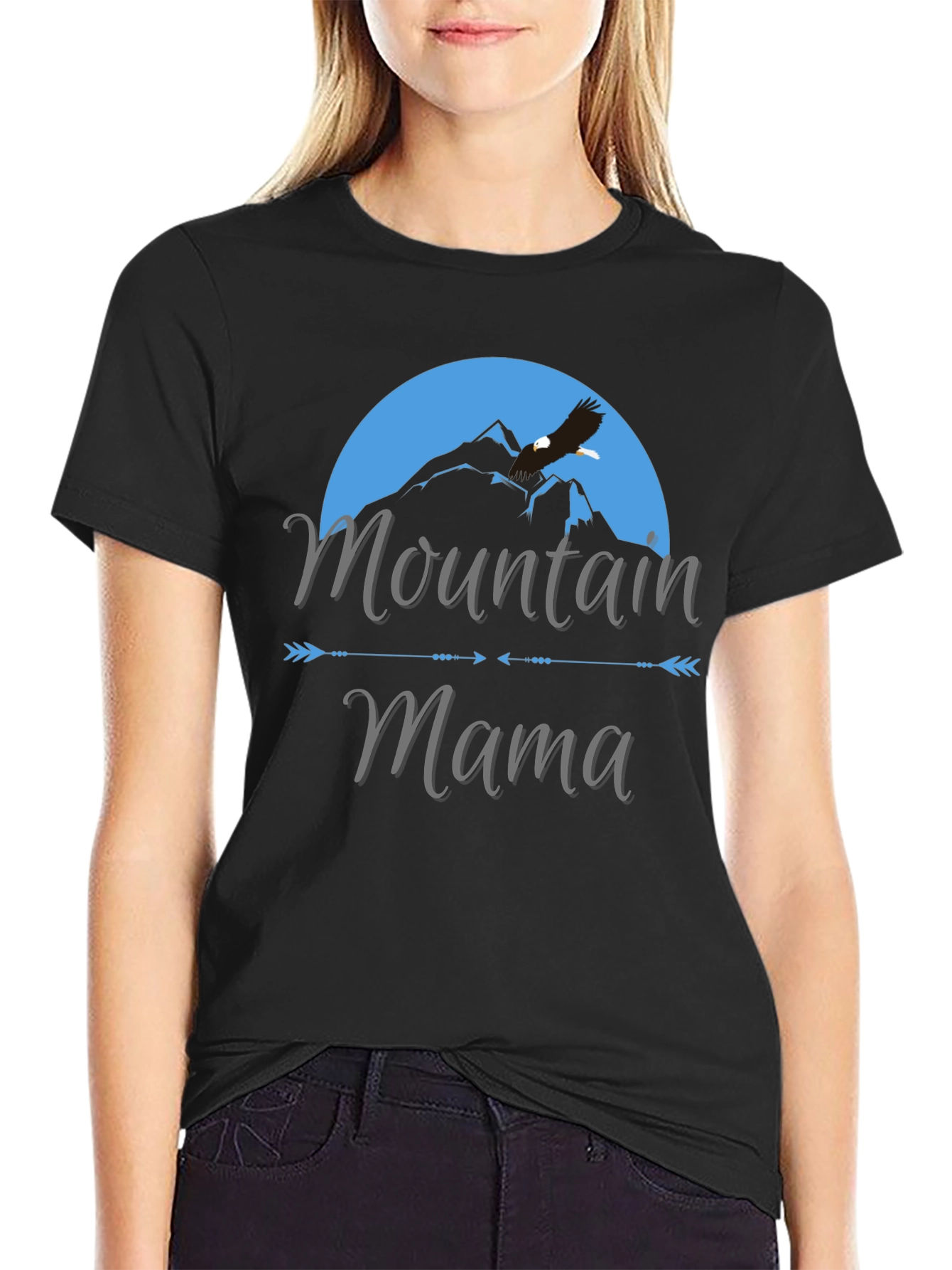 Mountain Mama Graphic T-Shirt - Unisex Black Tee