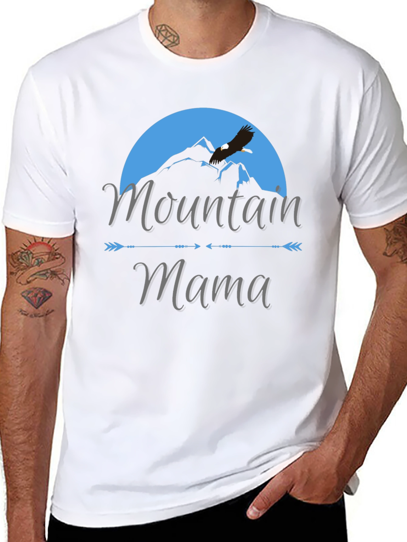 Mountain Mama Graphic T-Shirt - Unisex Black Tee