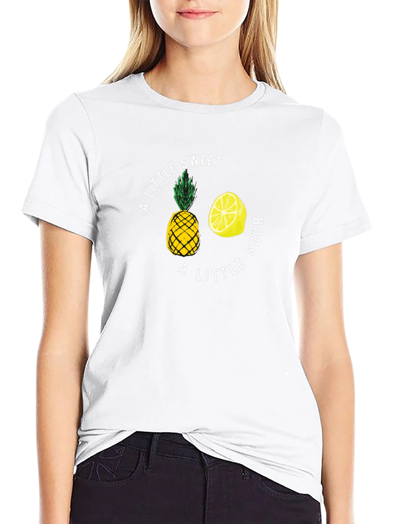Sweet and Sour Graphic Tee - Soft Black T-Shirt