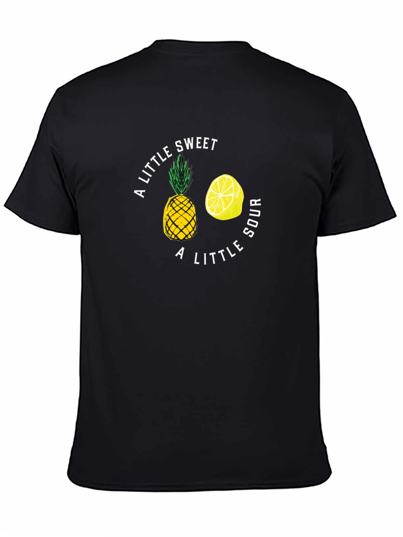 Sweet and Sour Graphic Tee - Soft Black T-Shirt