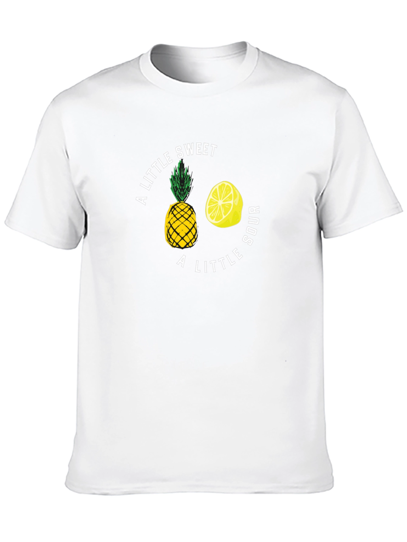 Sweet and Sour Graphic Tee - Soft Black T-Shirt