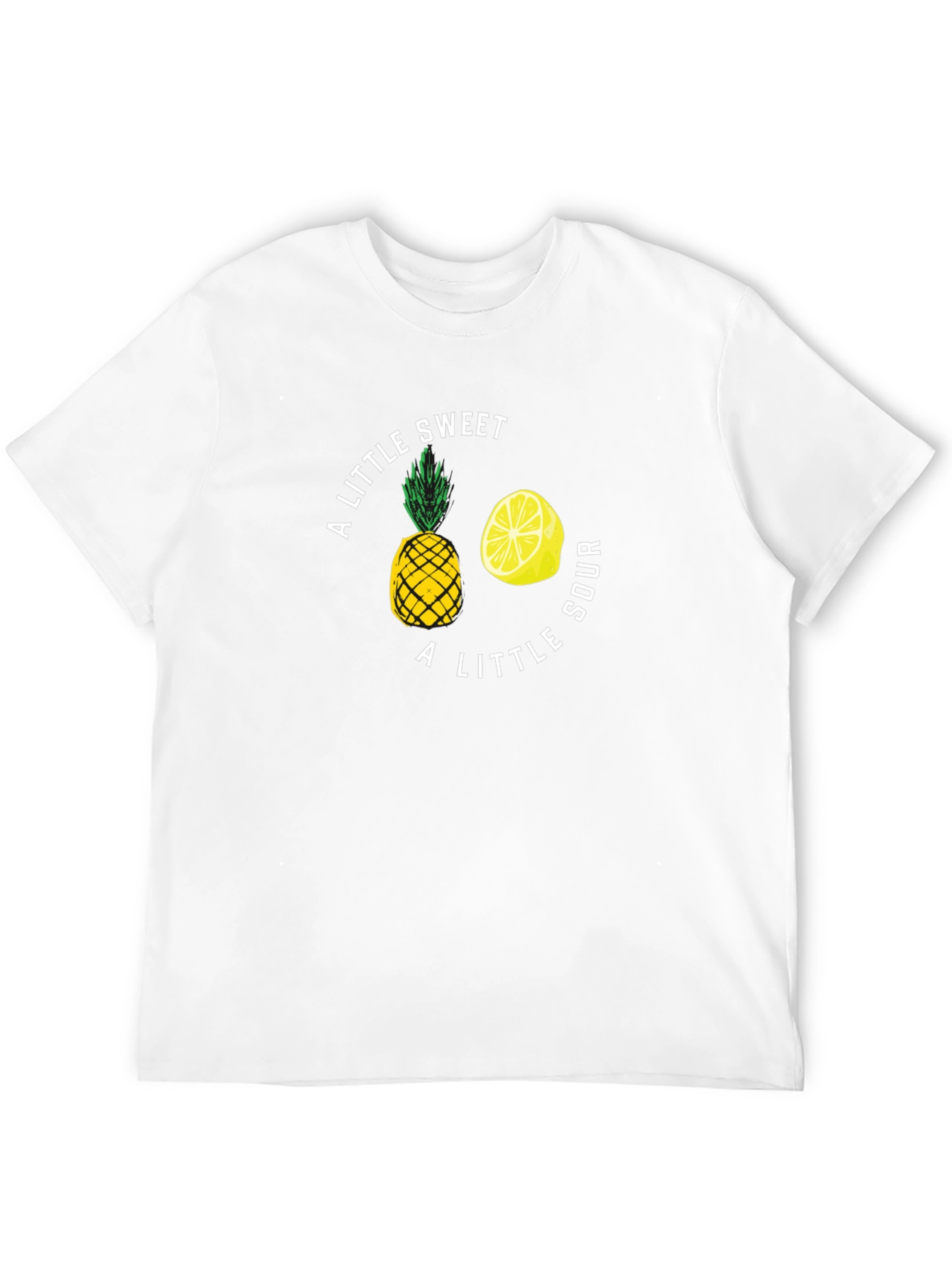 Sweet and Sour Graphic Tee - Soft Black T-Shirt