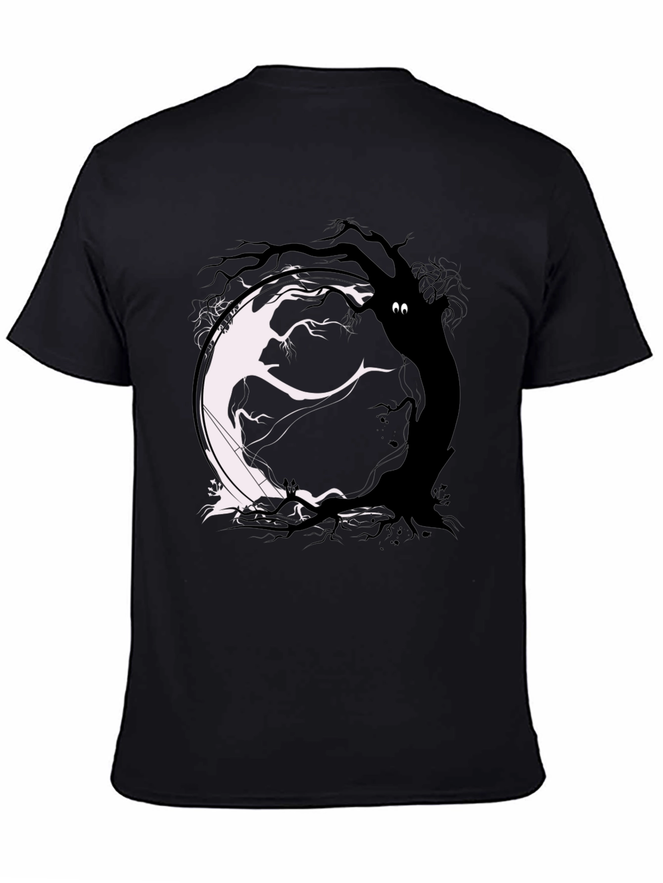 Yin Yang Tree Graphic Tee - Balance & Style