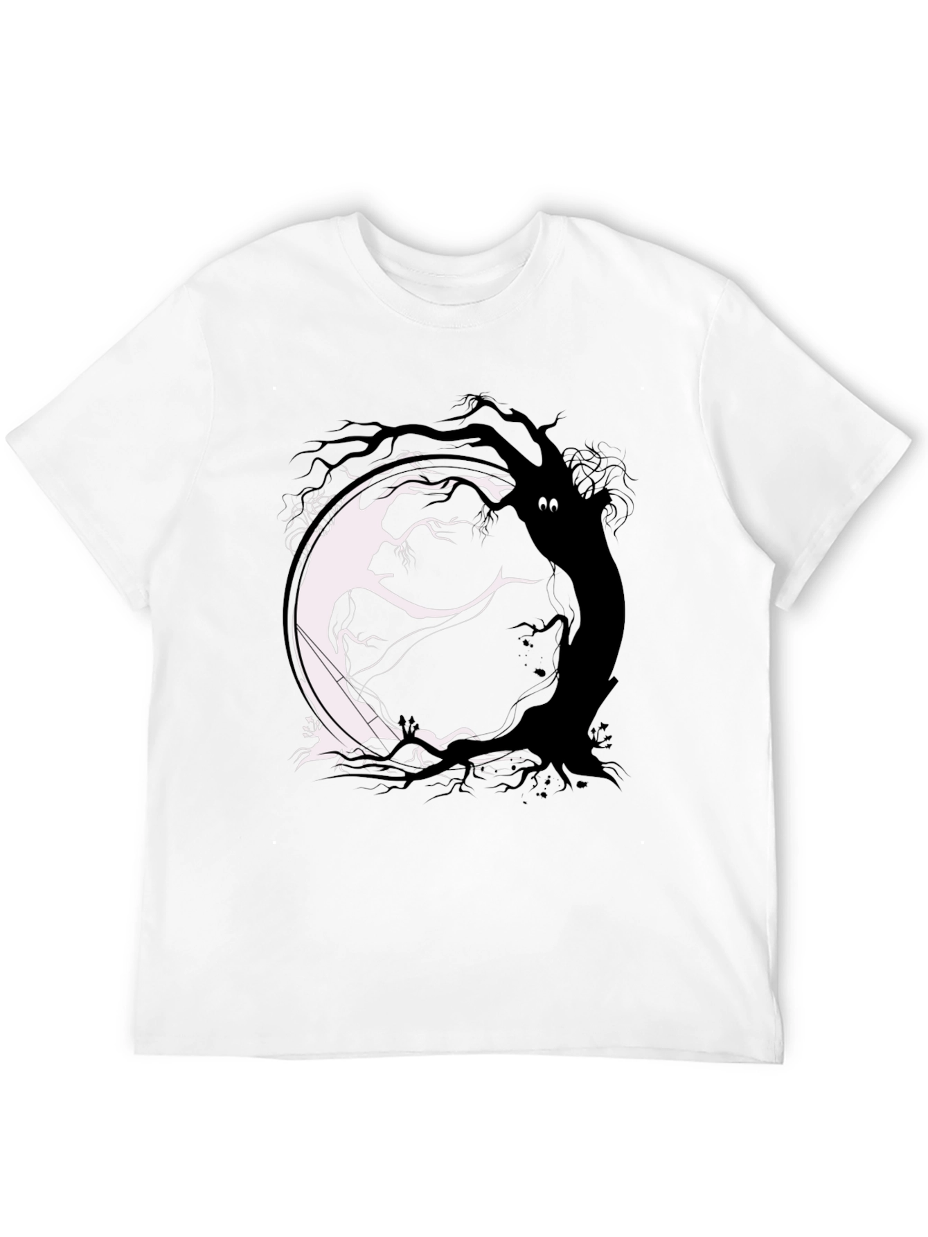 Yin Yang Tree Graphic Tee - Balance & Style