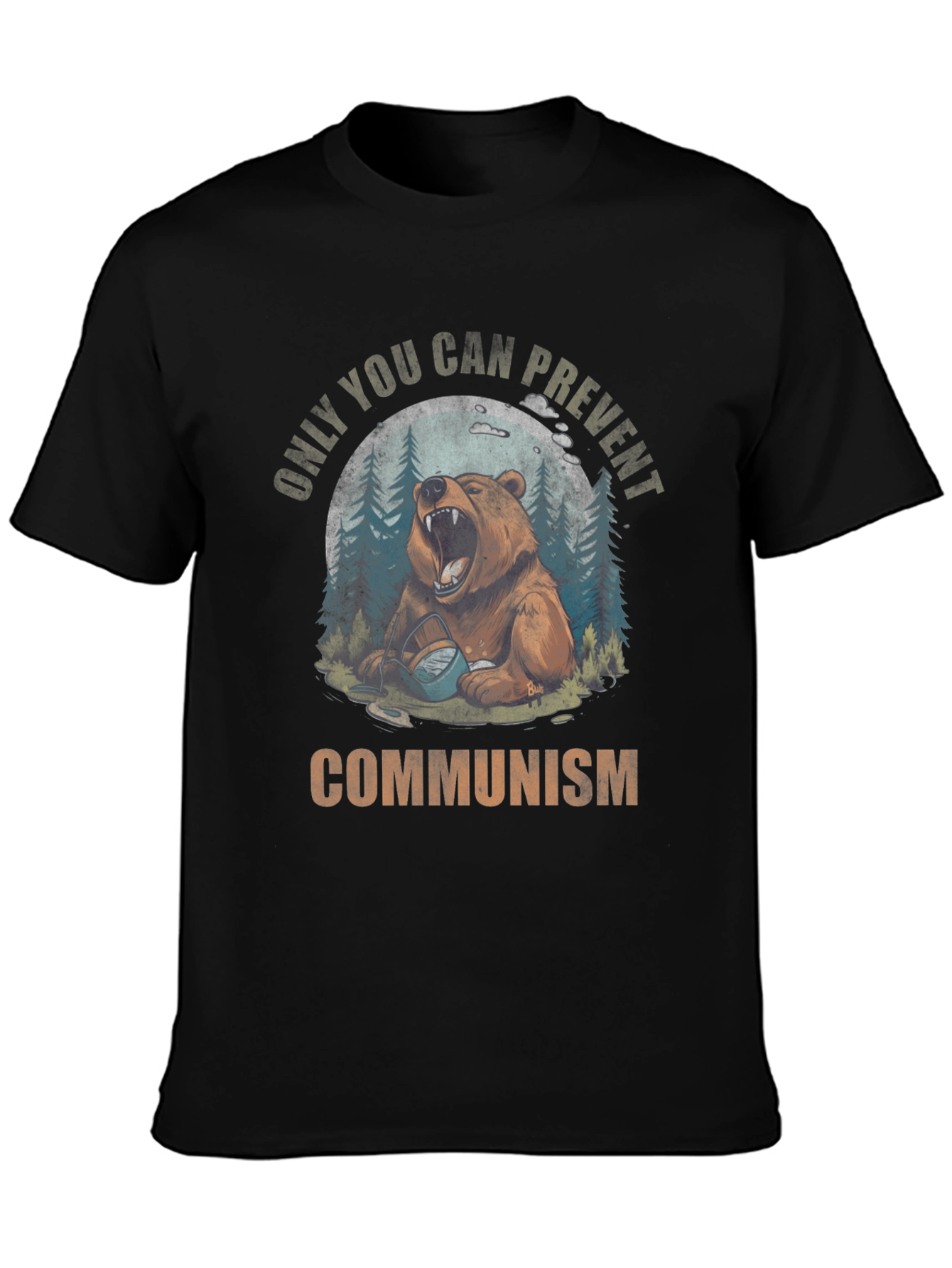 Only You Can Prevent Communism Bear T-Shirt