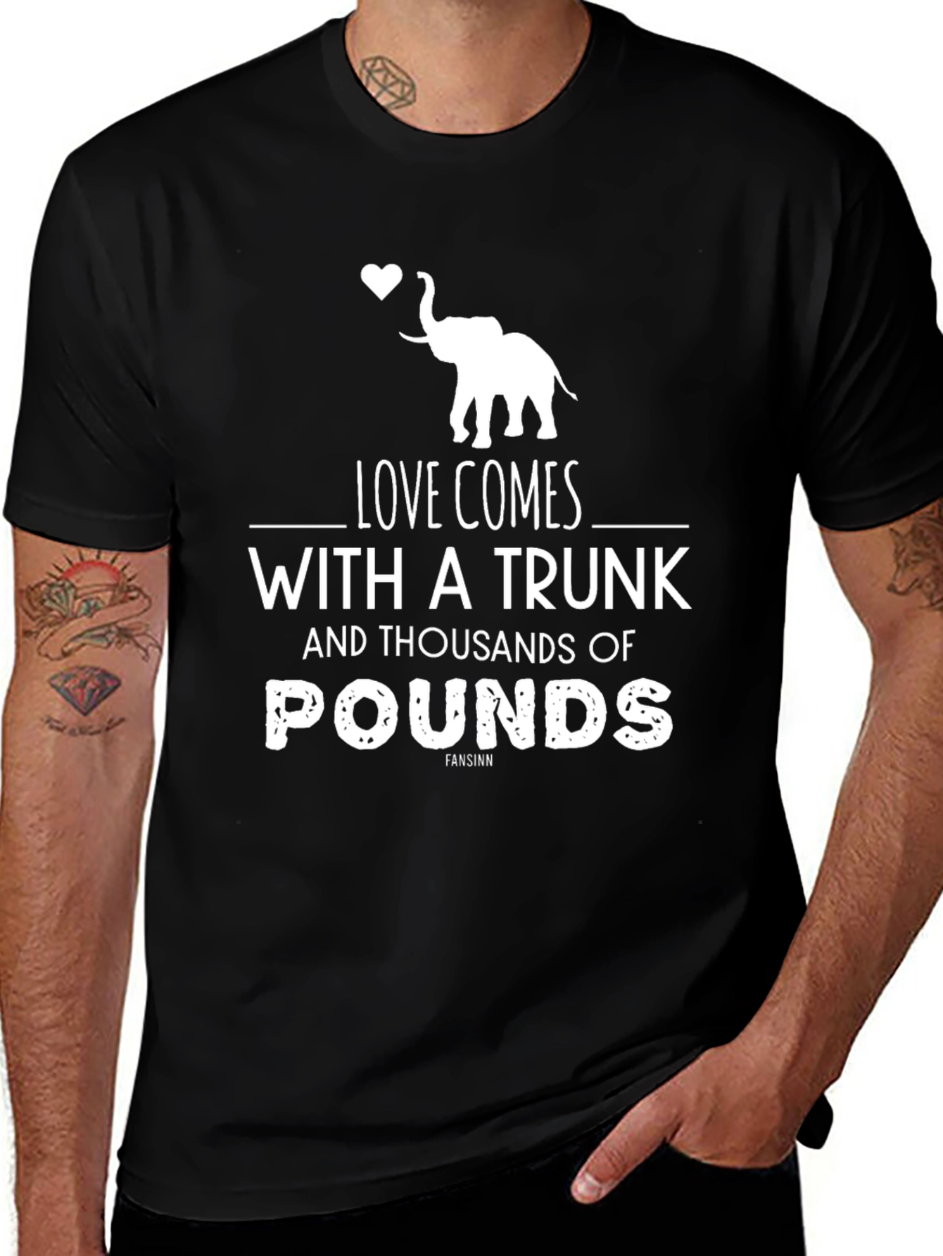 Elephant Love T-Shirt: Comes with a Trunk