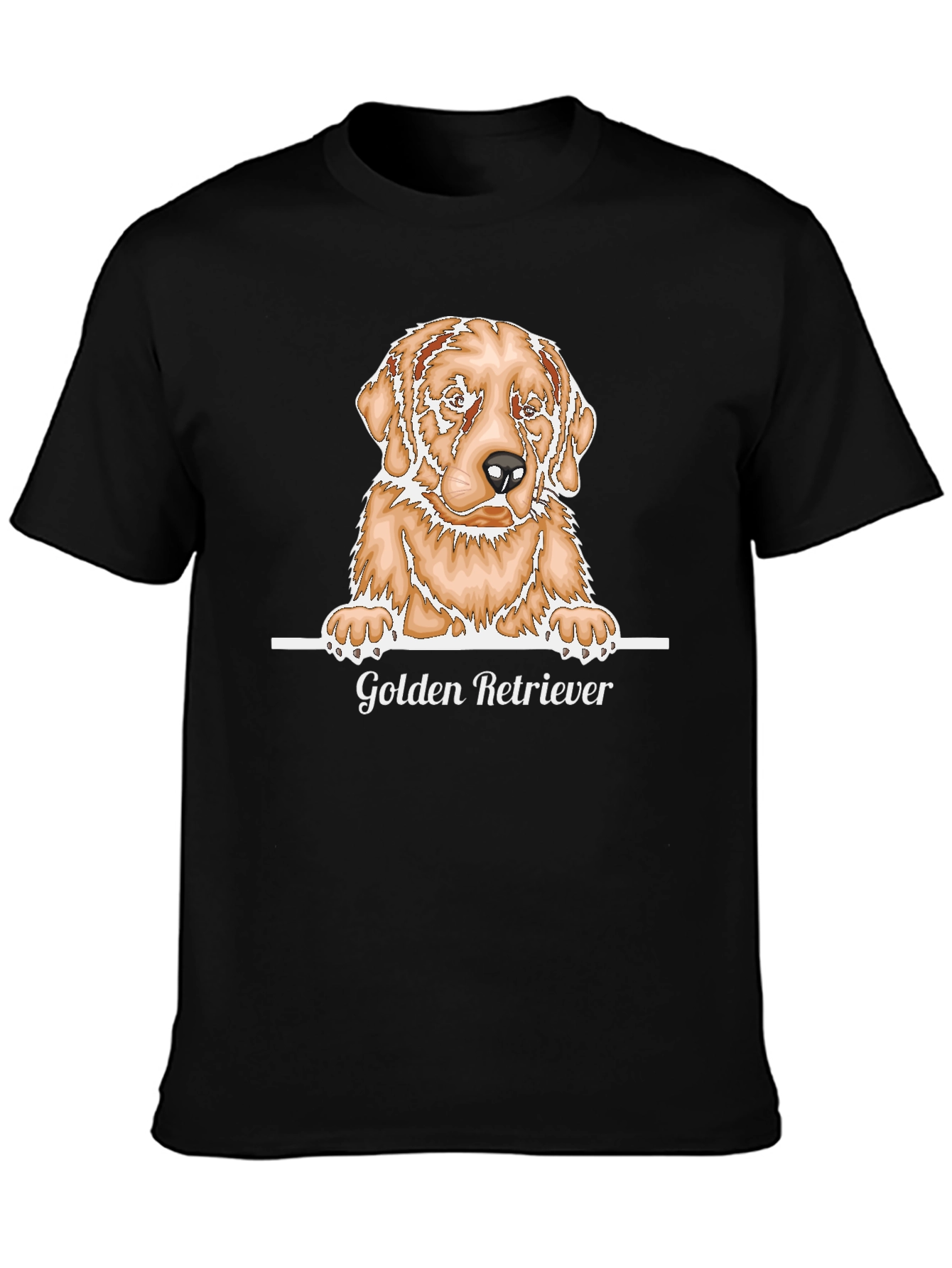 Golden Retriever Graphic T-Shirt - Dog Lover Tee