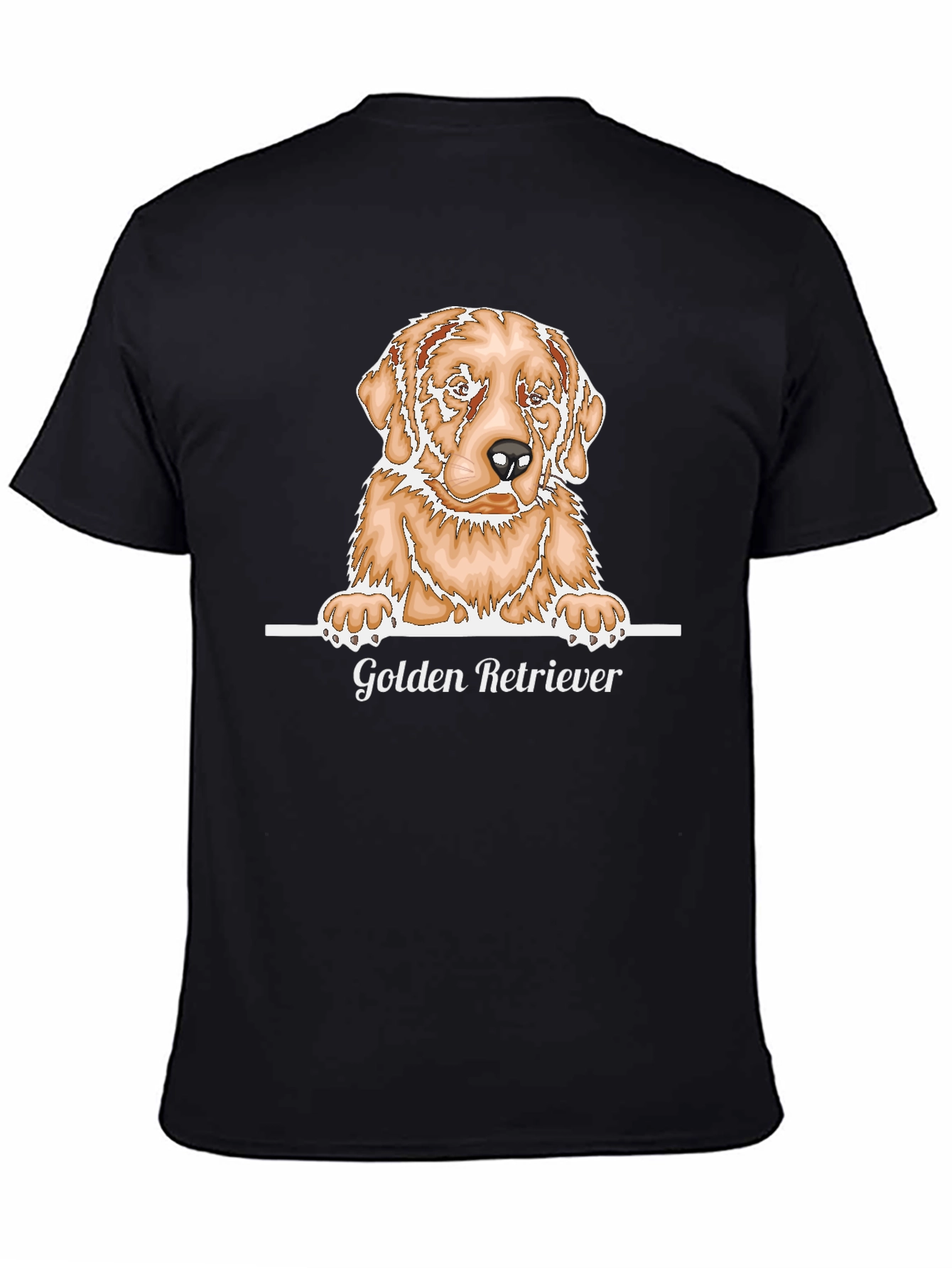 Golden Retriever Graphic T-Shirt - Dog Lover Tee