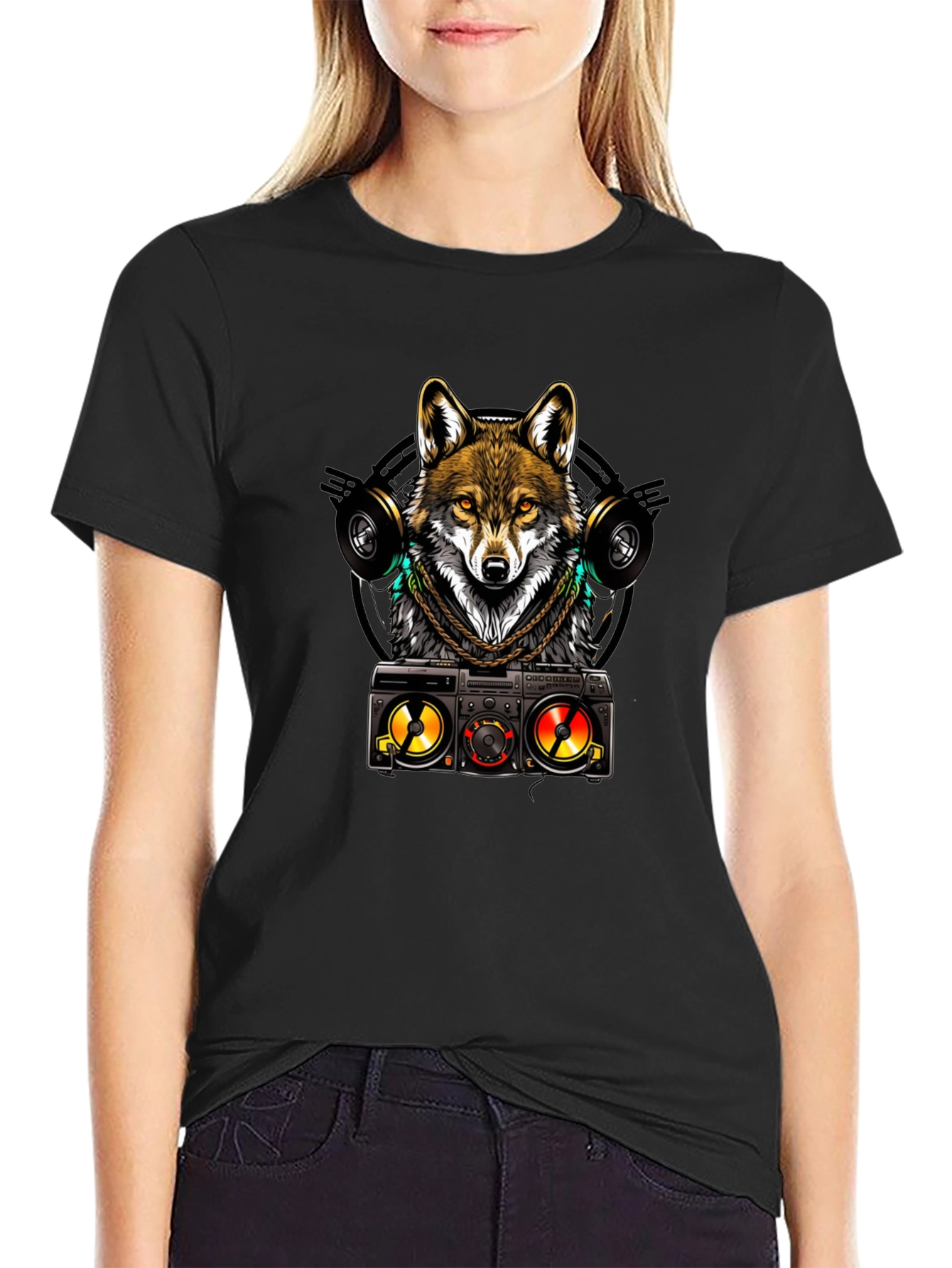 Urban Wolf DJ Graphic Tee