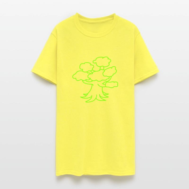 Large Old Green Tree Forest Nature Wood Big Plant