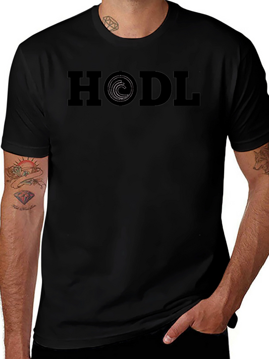 HODL Crypto Tee - Mens Black Short Sleeve T-Shirt