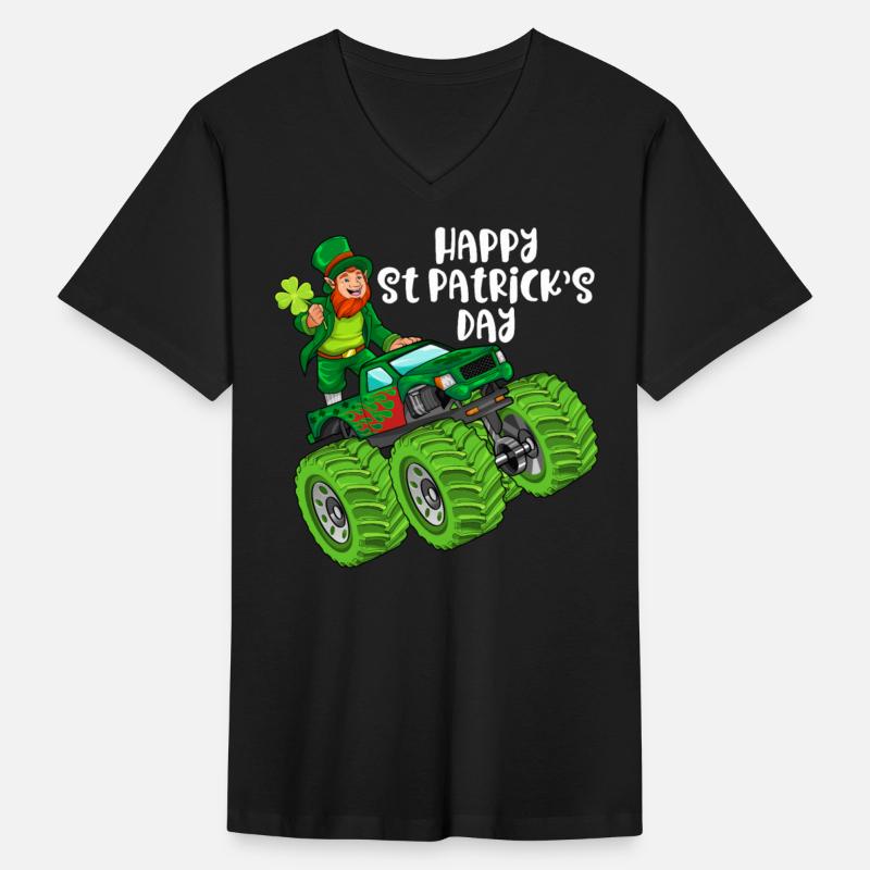 Leprechaun Monster Truck Shamrock St Patricks Day