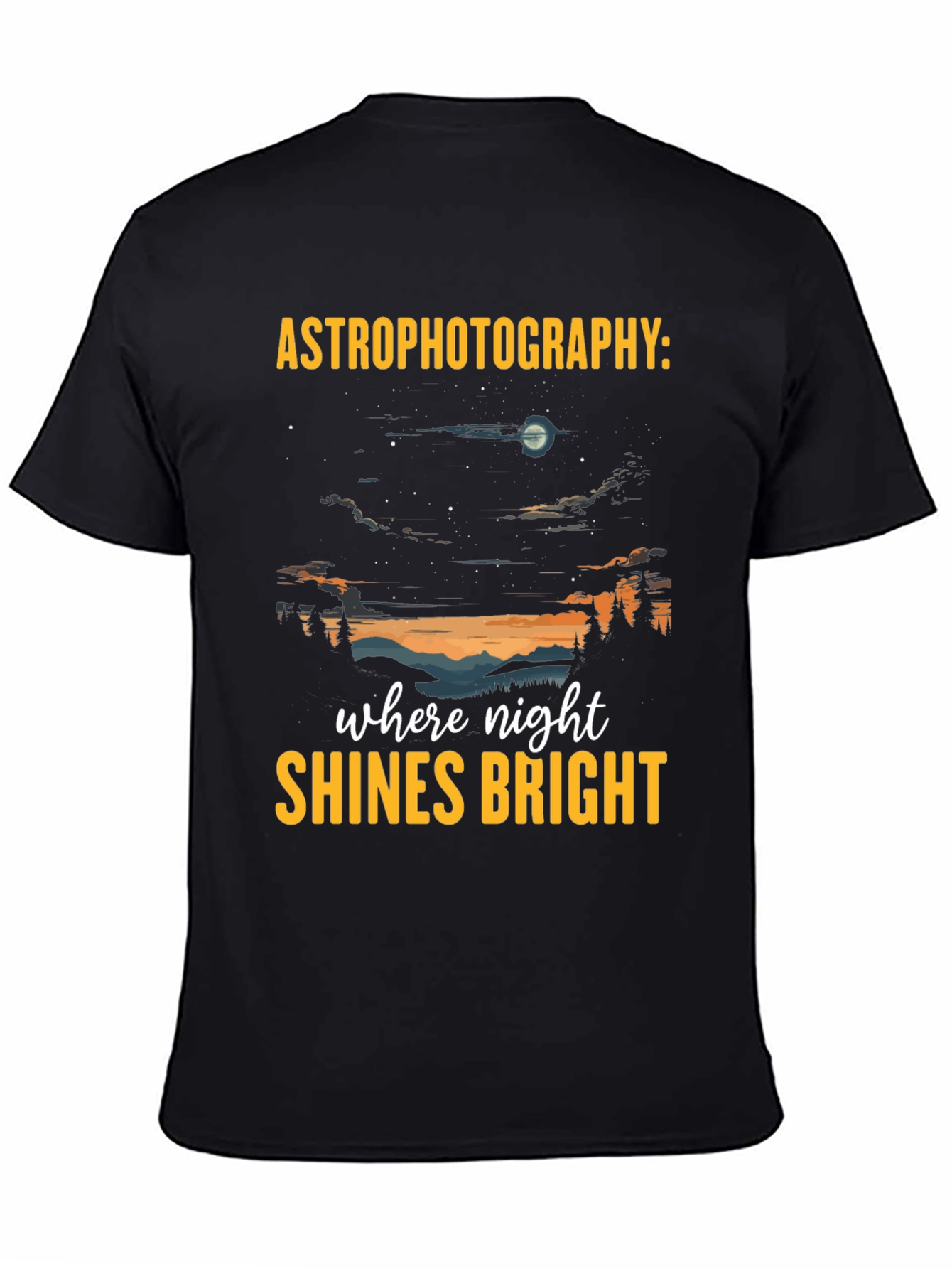 Astrophotography T-Shirt: Night Sky Graphic Tee
